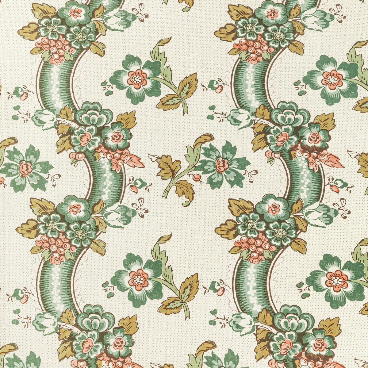 Benday Paper-Green/Rose