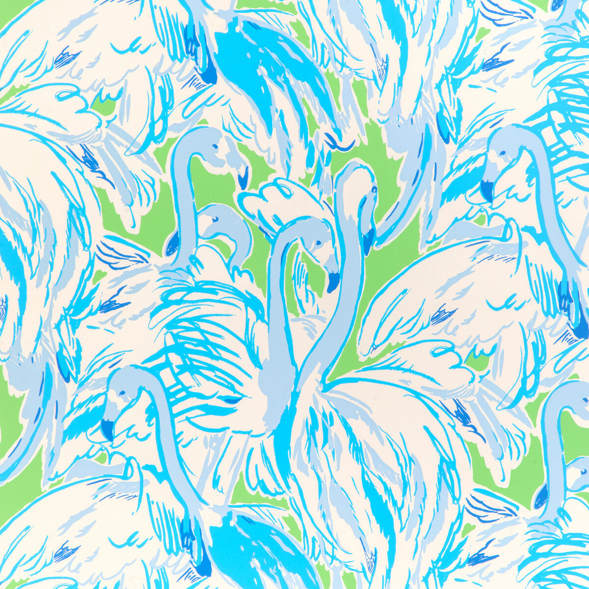 Pink Colony Wp-Green/Blue