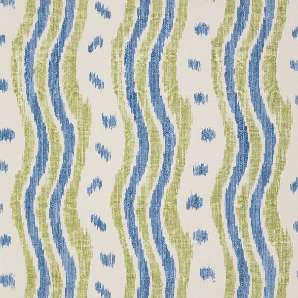 Ikat Stripe Wp-Blue/Lime