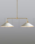 Lucia Double Pendant on Rod Medium