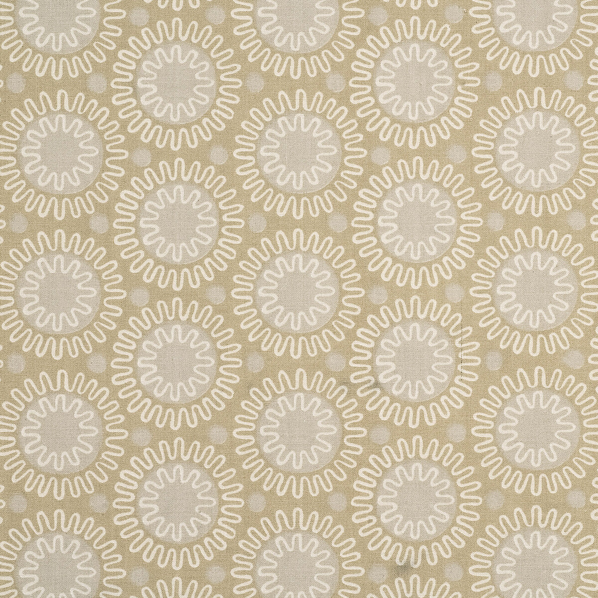 Charlecote Print-Ivory/Biscuit