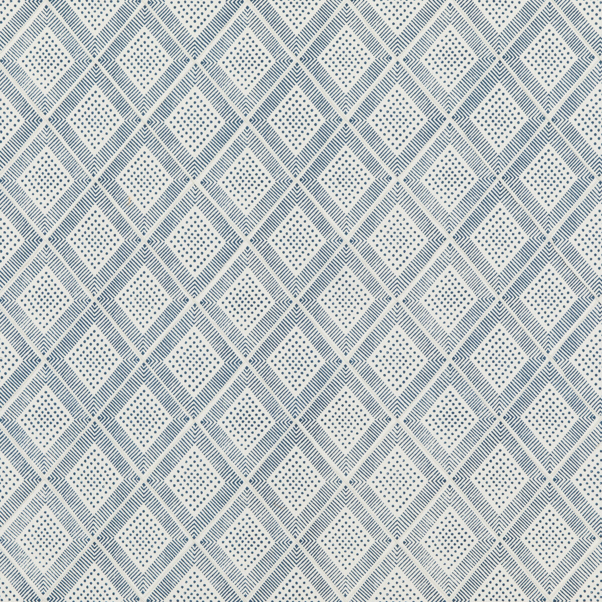 Block Trellis-Indigo