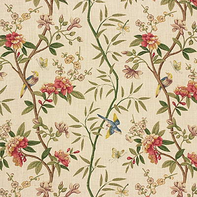 Peony &amp; Blossom-Sage/Beige
