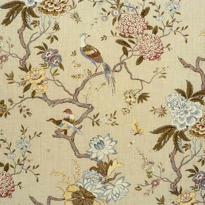 Oriental Bird-Olive/Stone