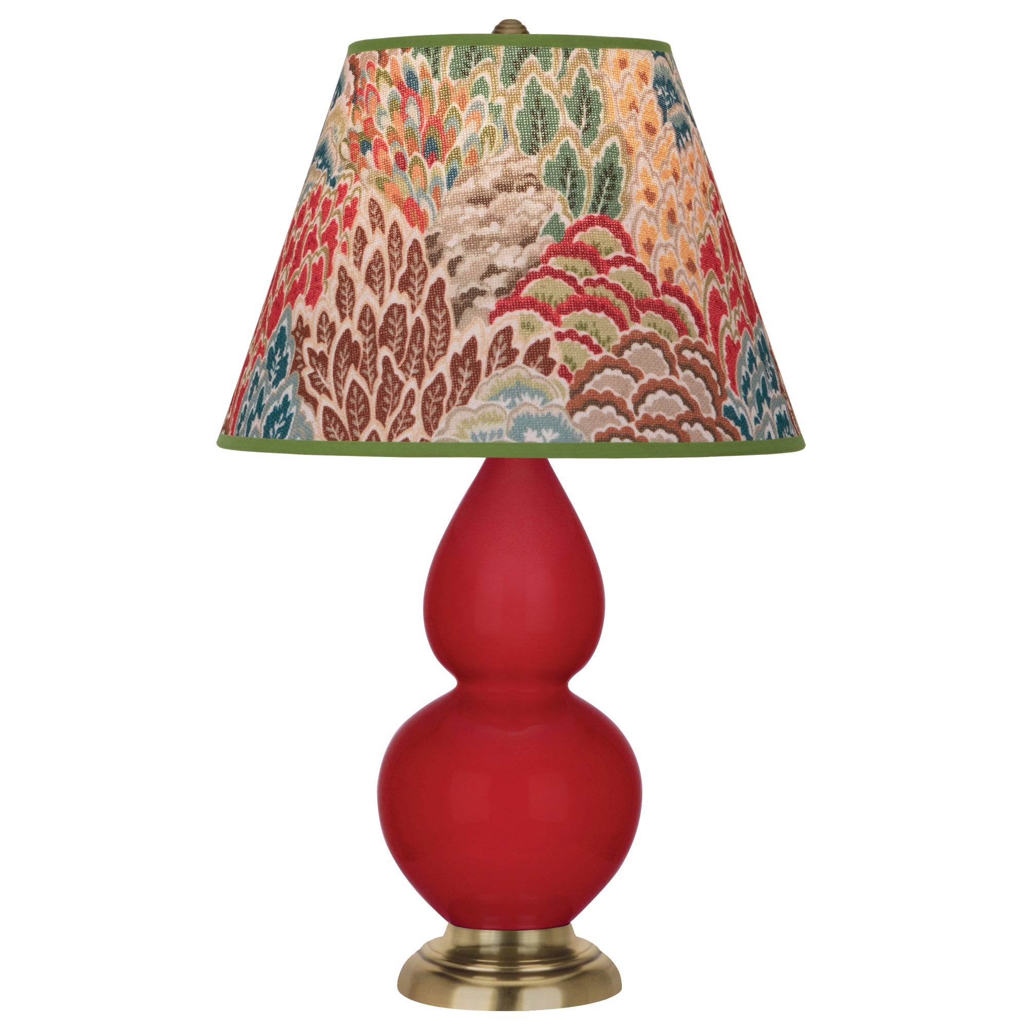 RR10F | Ruby Red Small Double Gourd Accent Lamp