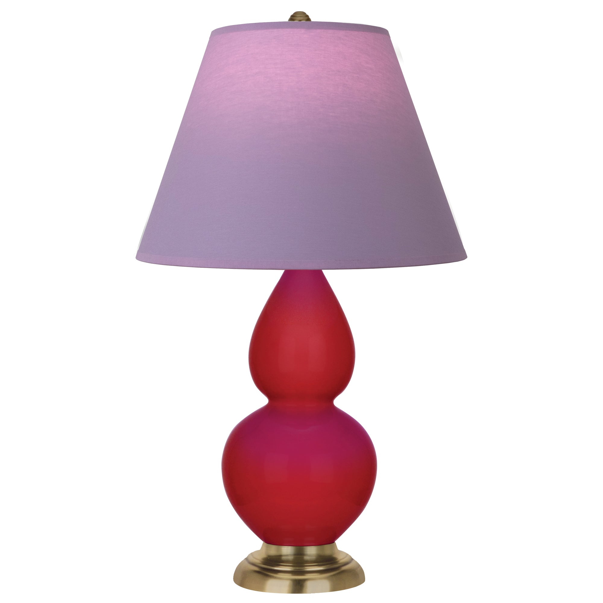 RR10L | Ruby Red Small Double Gourd Accent Lamp