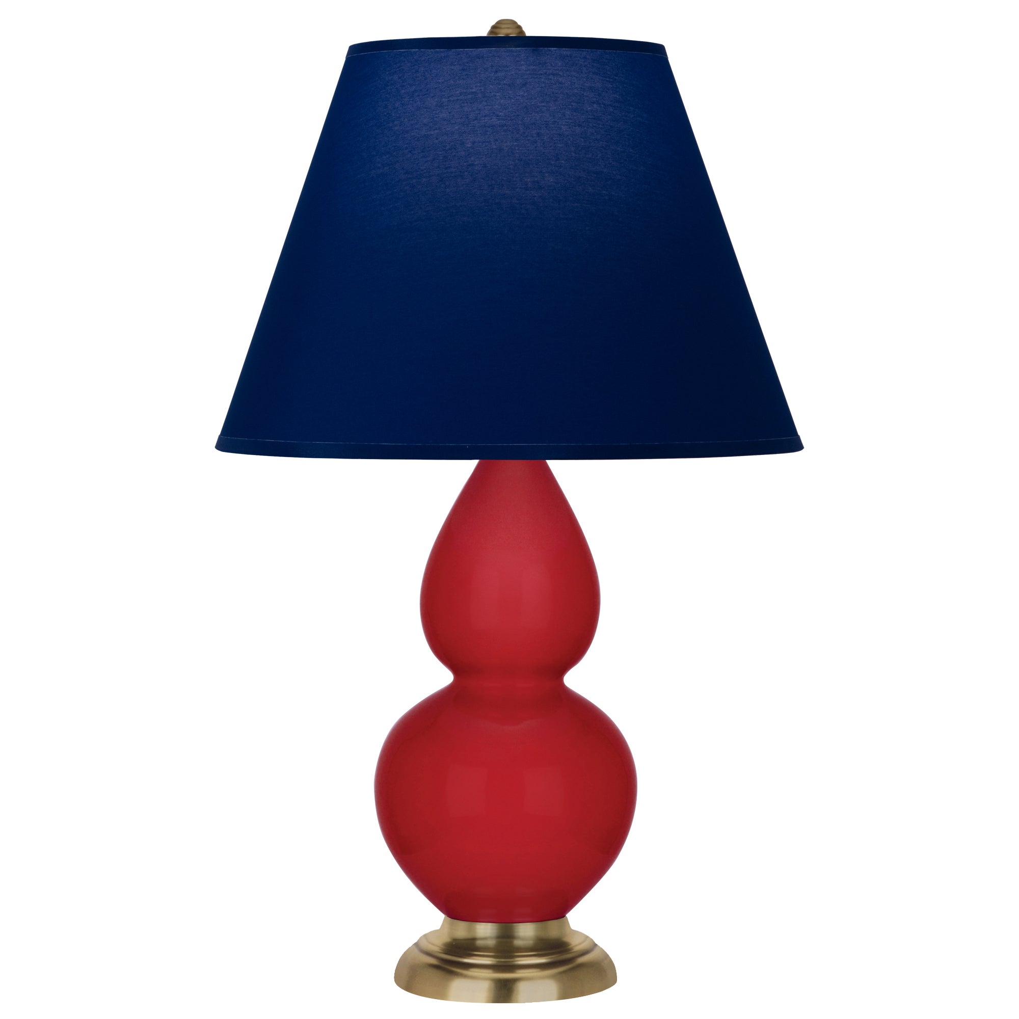 RR10N | Ruby Red Small Double Gourd Accent Lamp