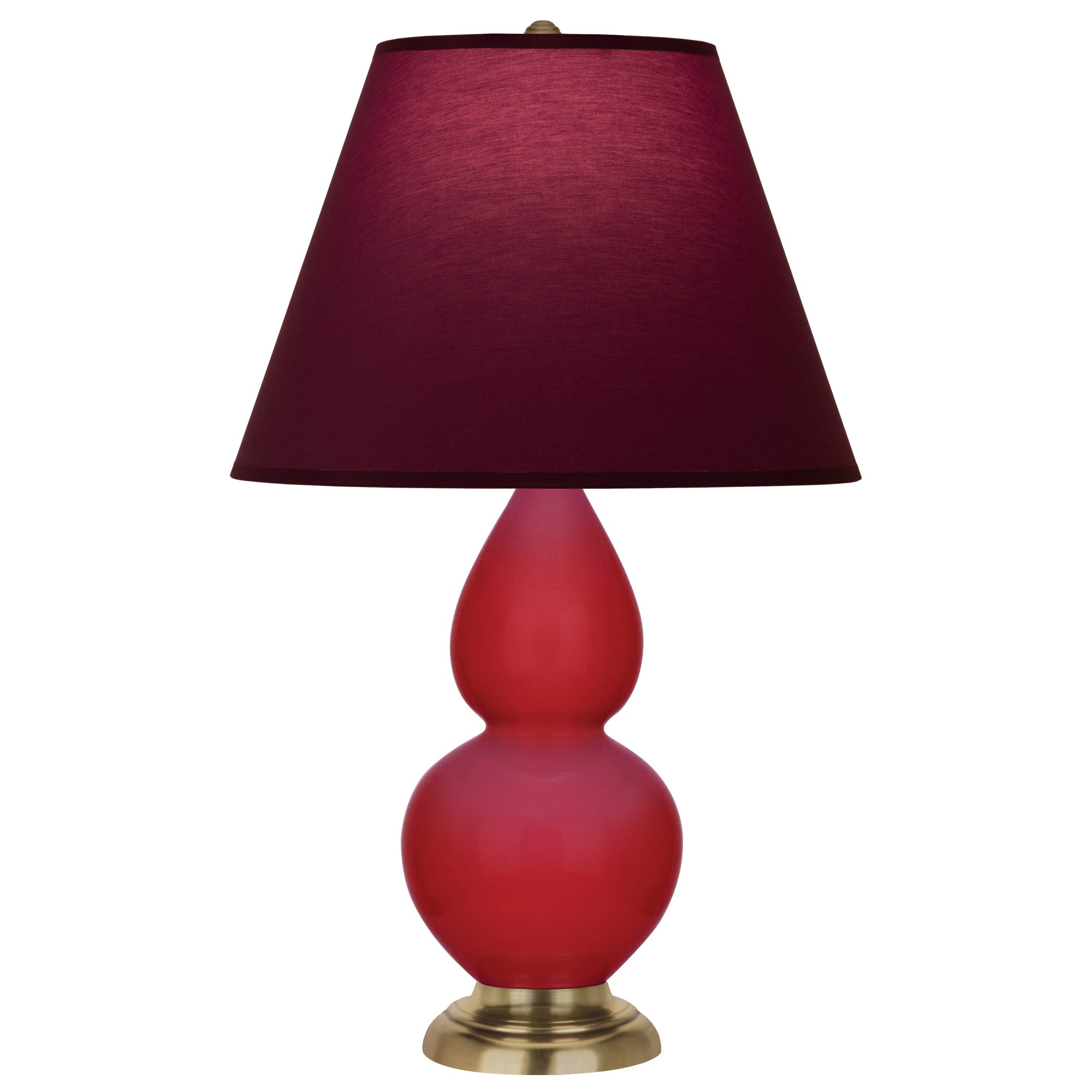 RR10P | Ruby Red Small Double Gourd Accent Lamp