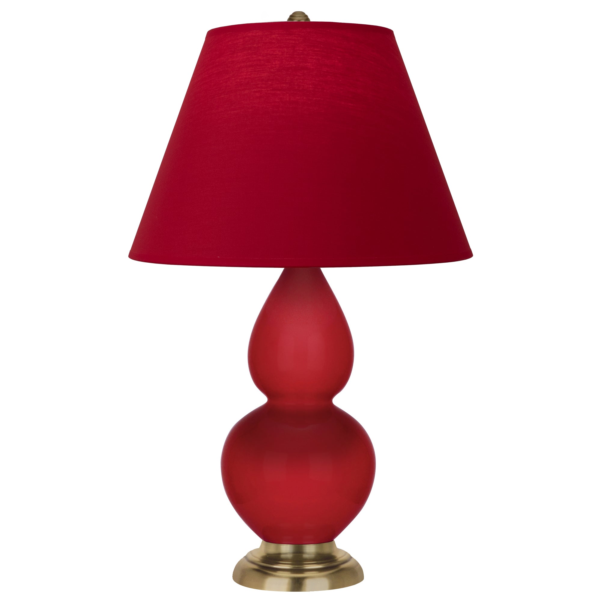 RR10R | Ruby Red Small Double Gourd Accent Lamp