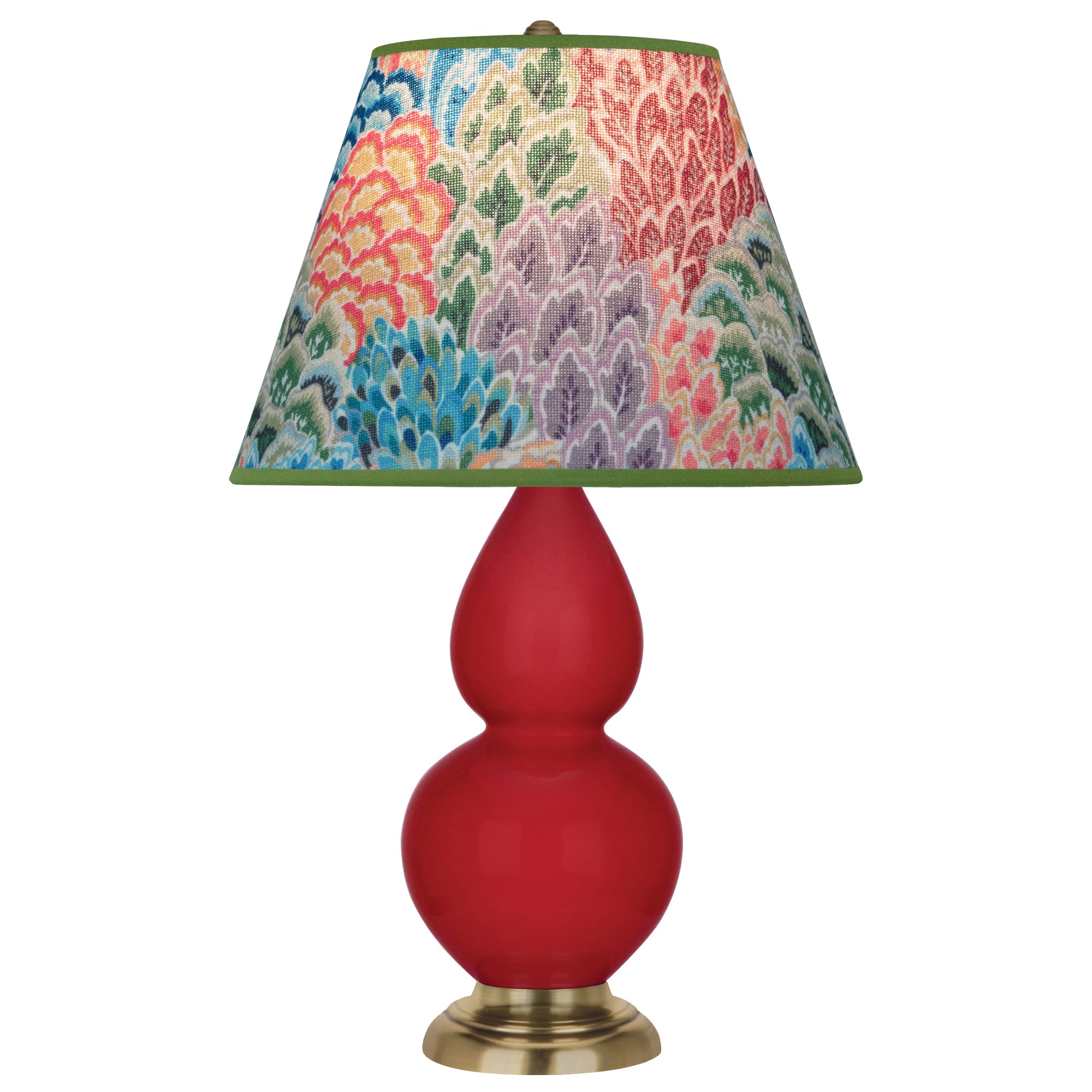 RR10S | Ruby Red Small Double Gourd Accent Lamp