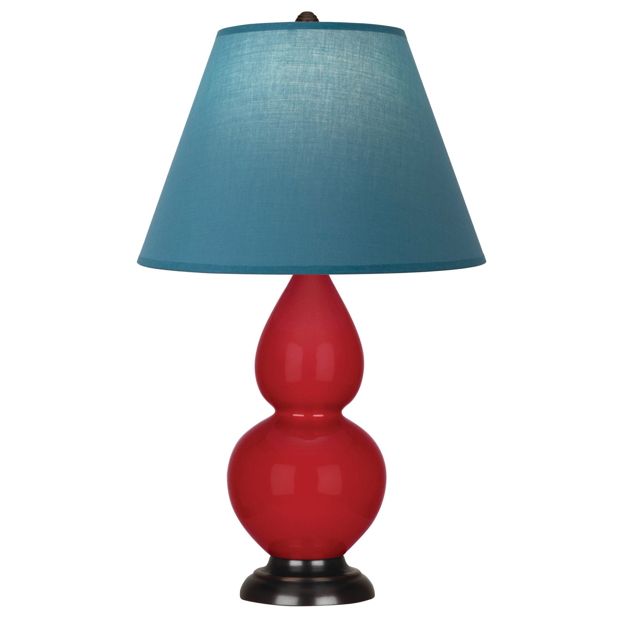 RR11B | Ruby Red Small Double Gourd Accent Lamp