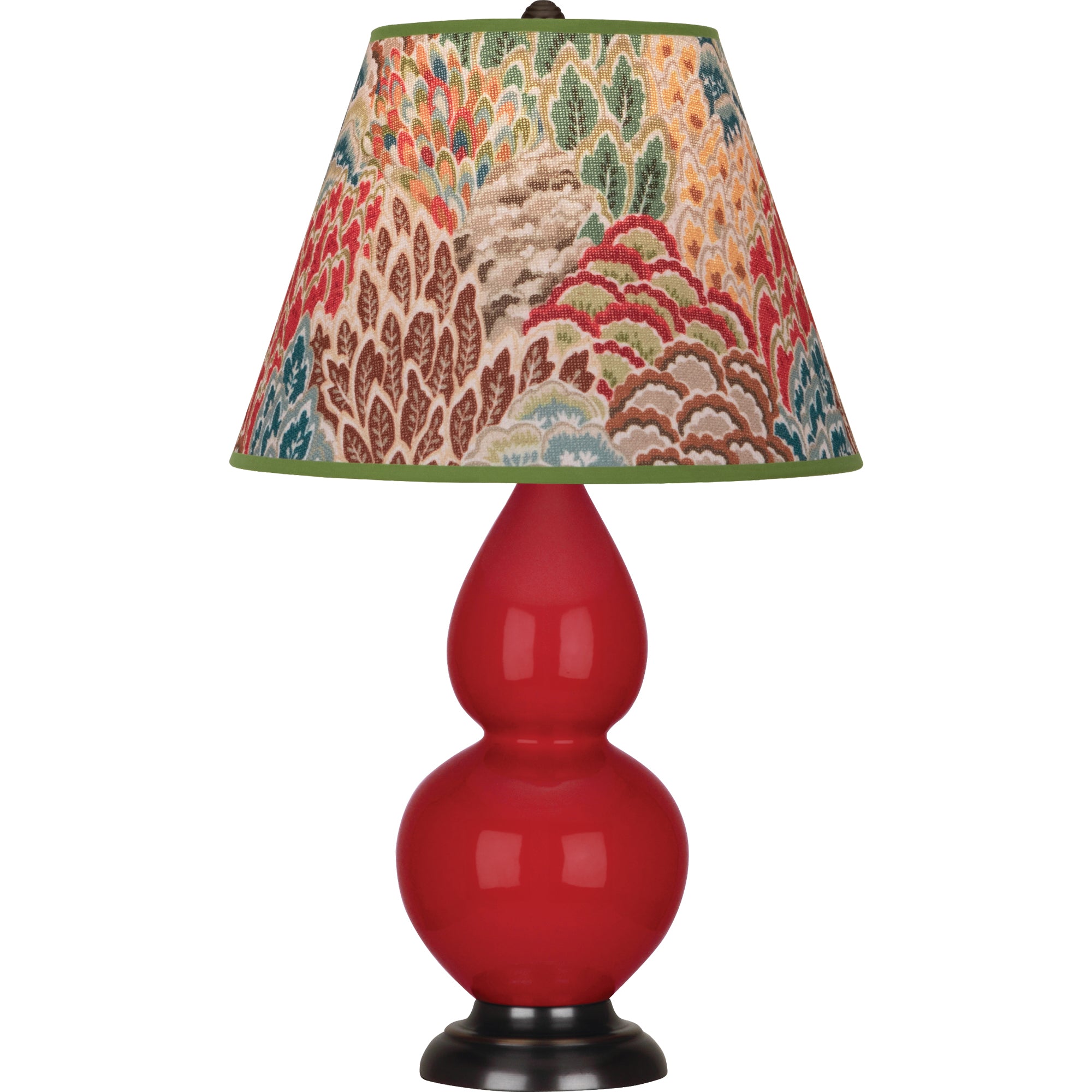RR11F | Ruby Red Small Double Gourd Accent Lamp