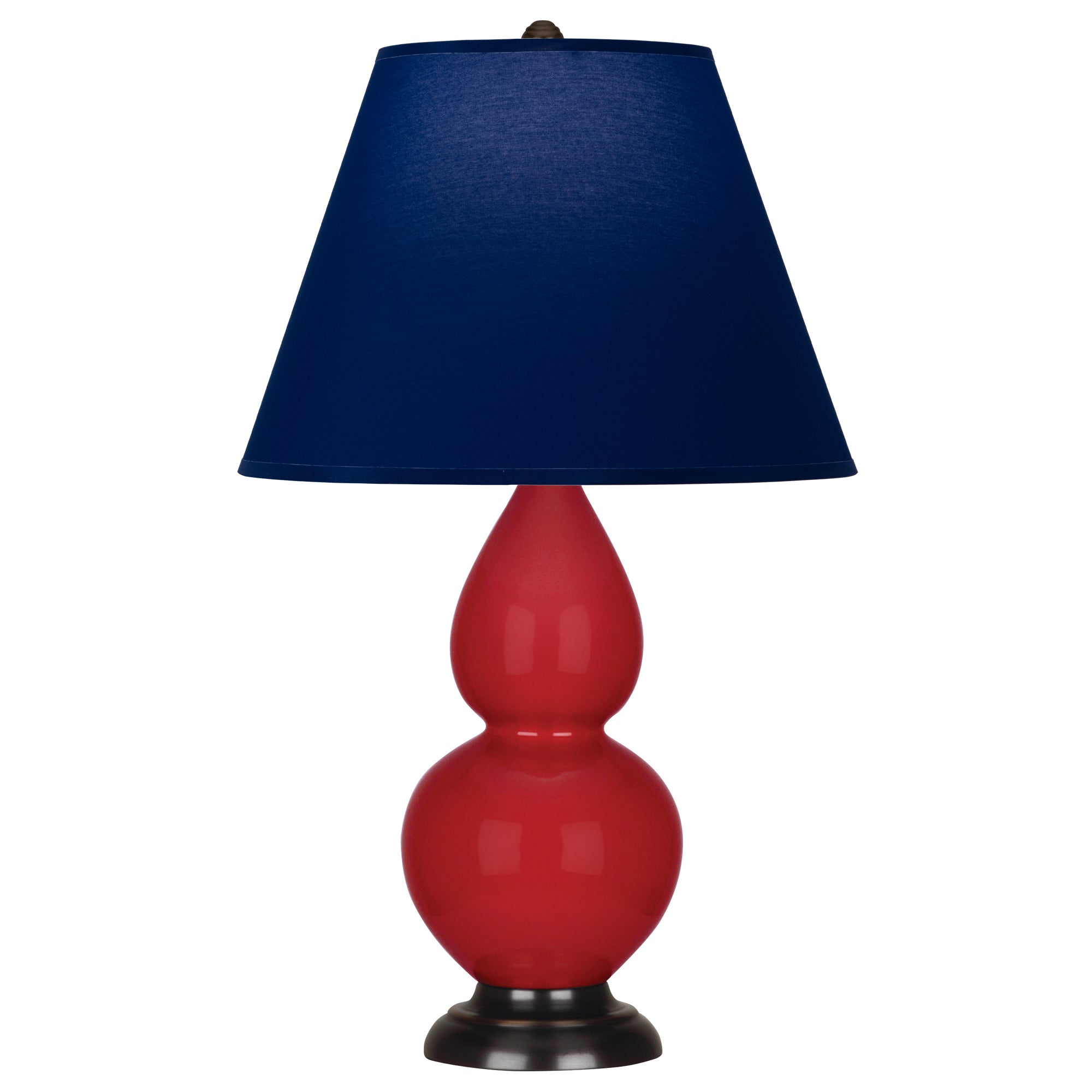 RR11N | Ruby Red Small Double Gourd Accent Lamp