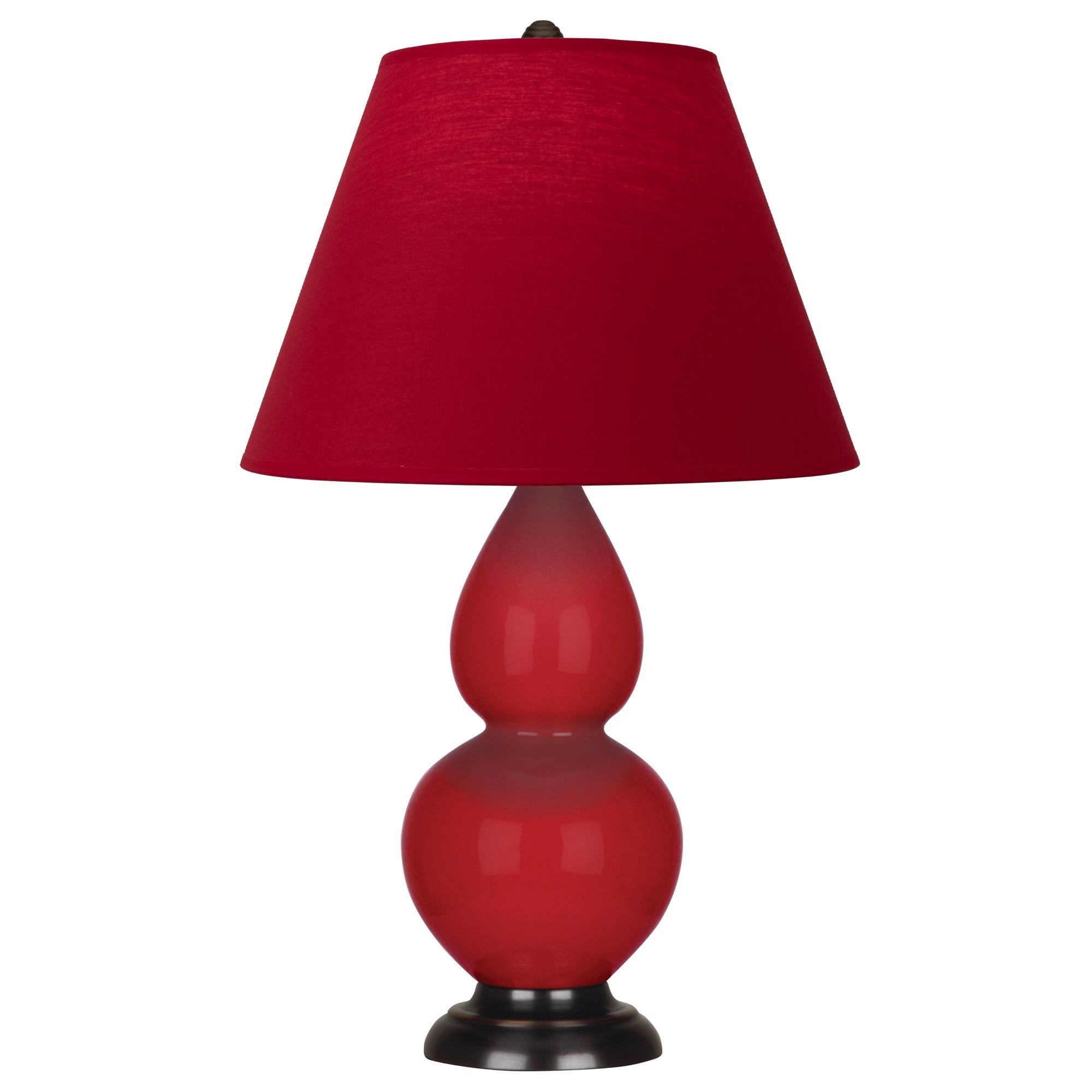 RR11R | Ruby Red Small Double Gourd Accent Lamp