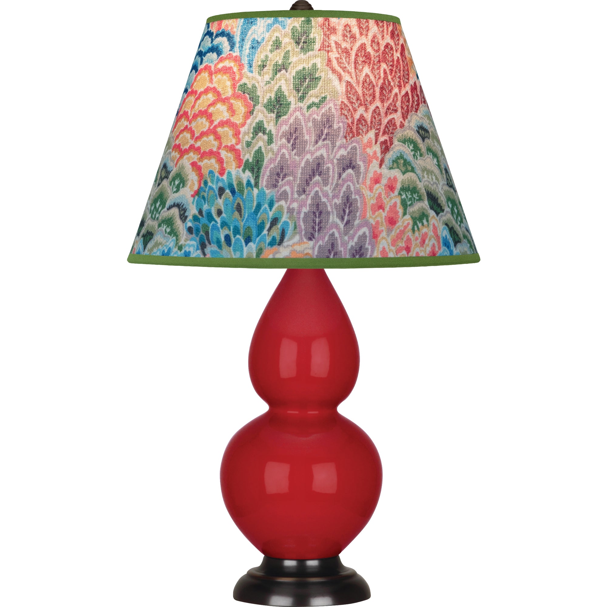 RR11S | Ruby Red Small Double Gourd Accent Lamp
