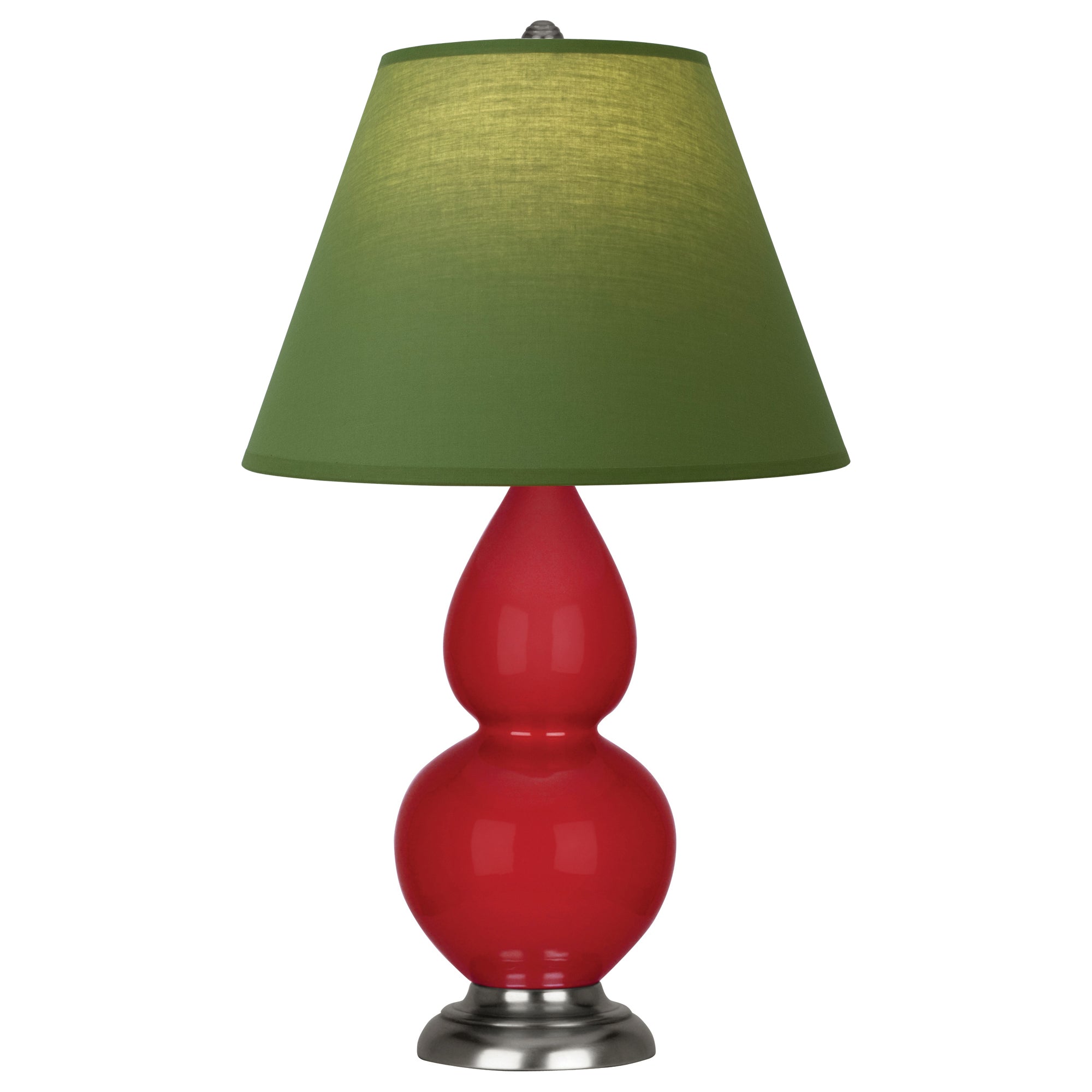 RR12G | Ruby Red Small Double Gourd Accent Lamp
