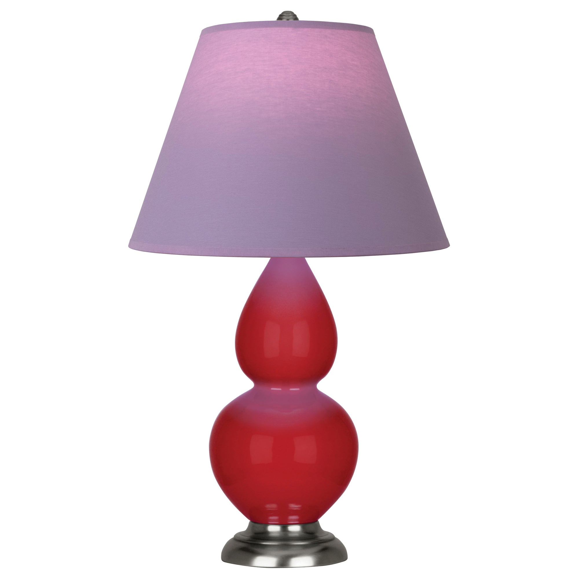 RR12L | Ruby Red Small Double Gourd Accent Lamp