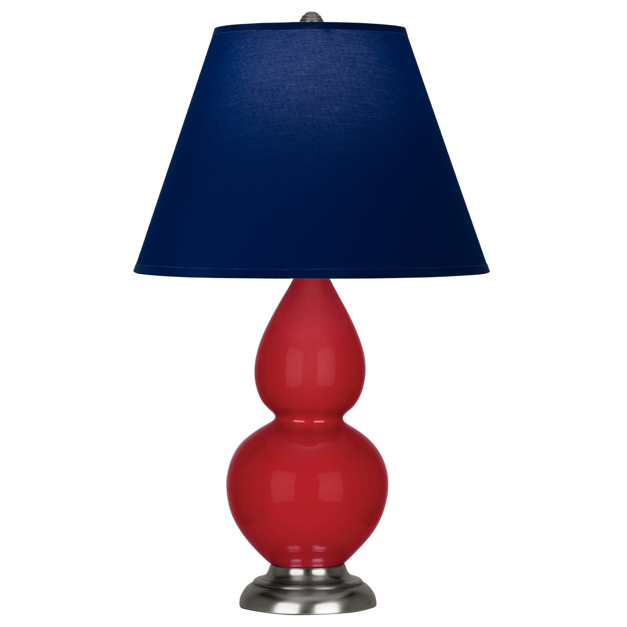 RR12N | Ruby Red Small Double Gourd Accent Lamp