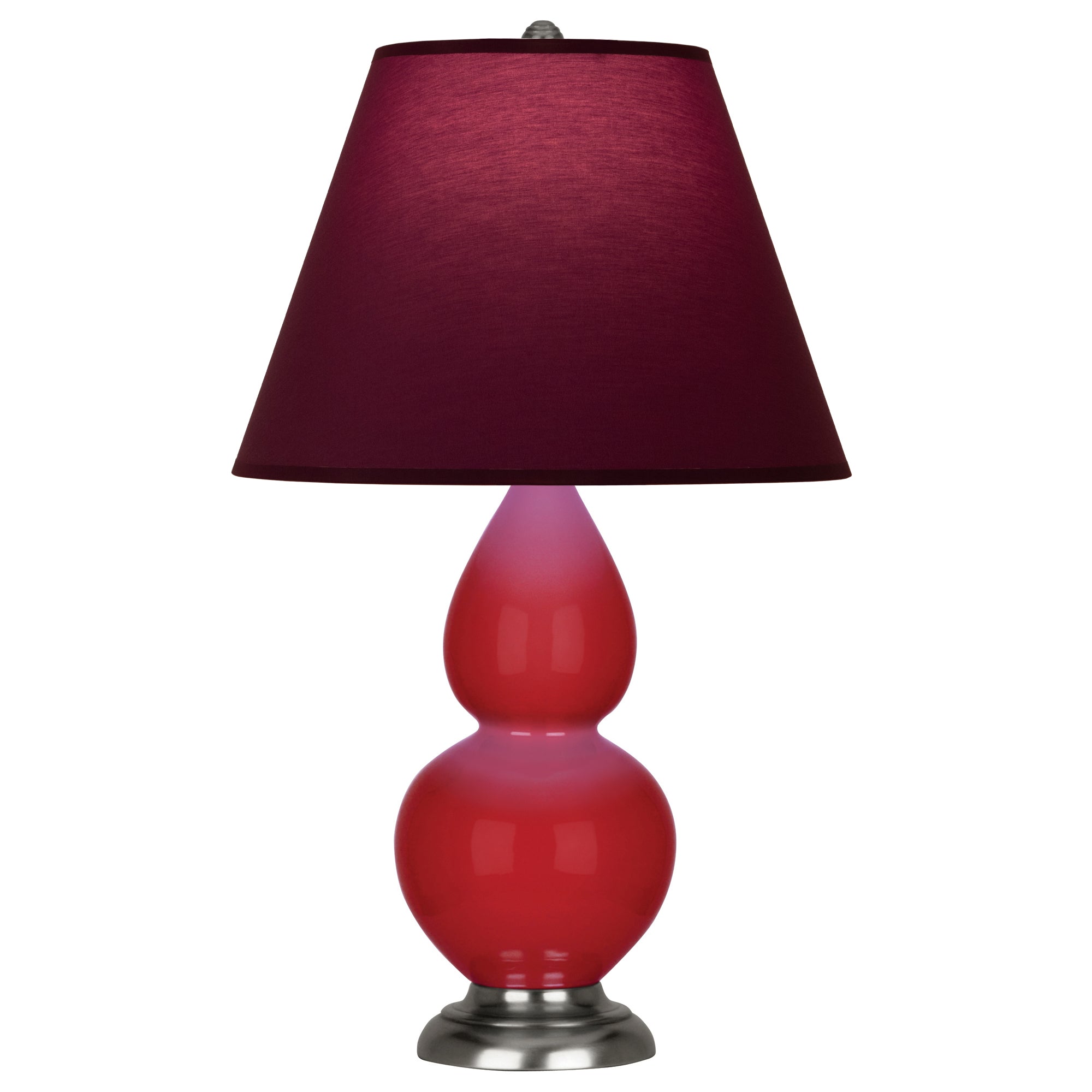 RR12P | Ruby Red Small Double Gourd Accent Lamp