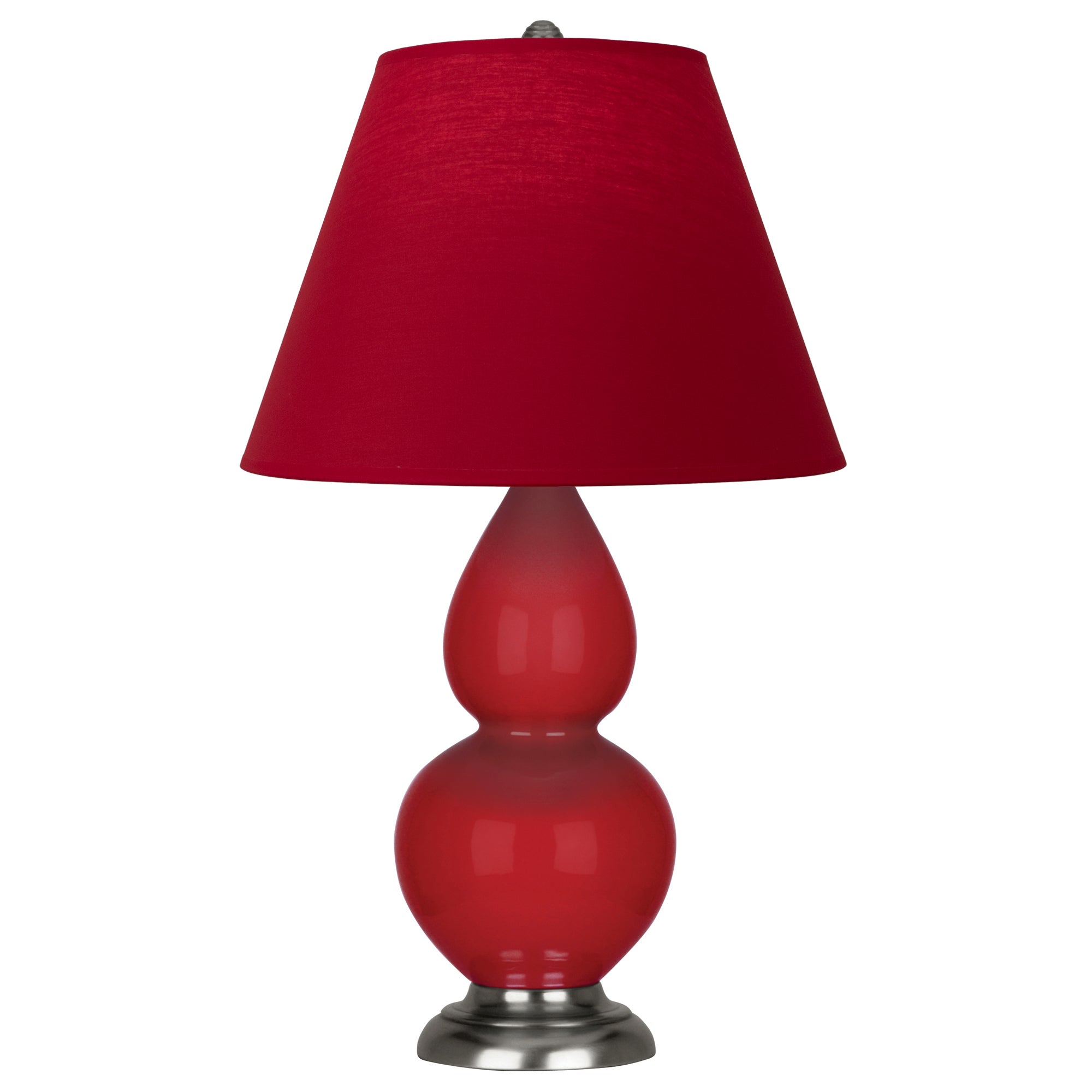 RR12R | Ruby Red Small Double Gourd Accent Lamp