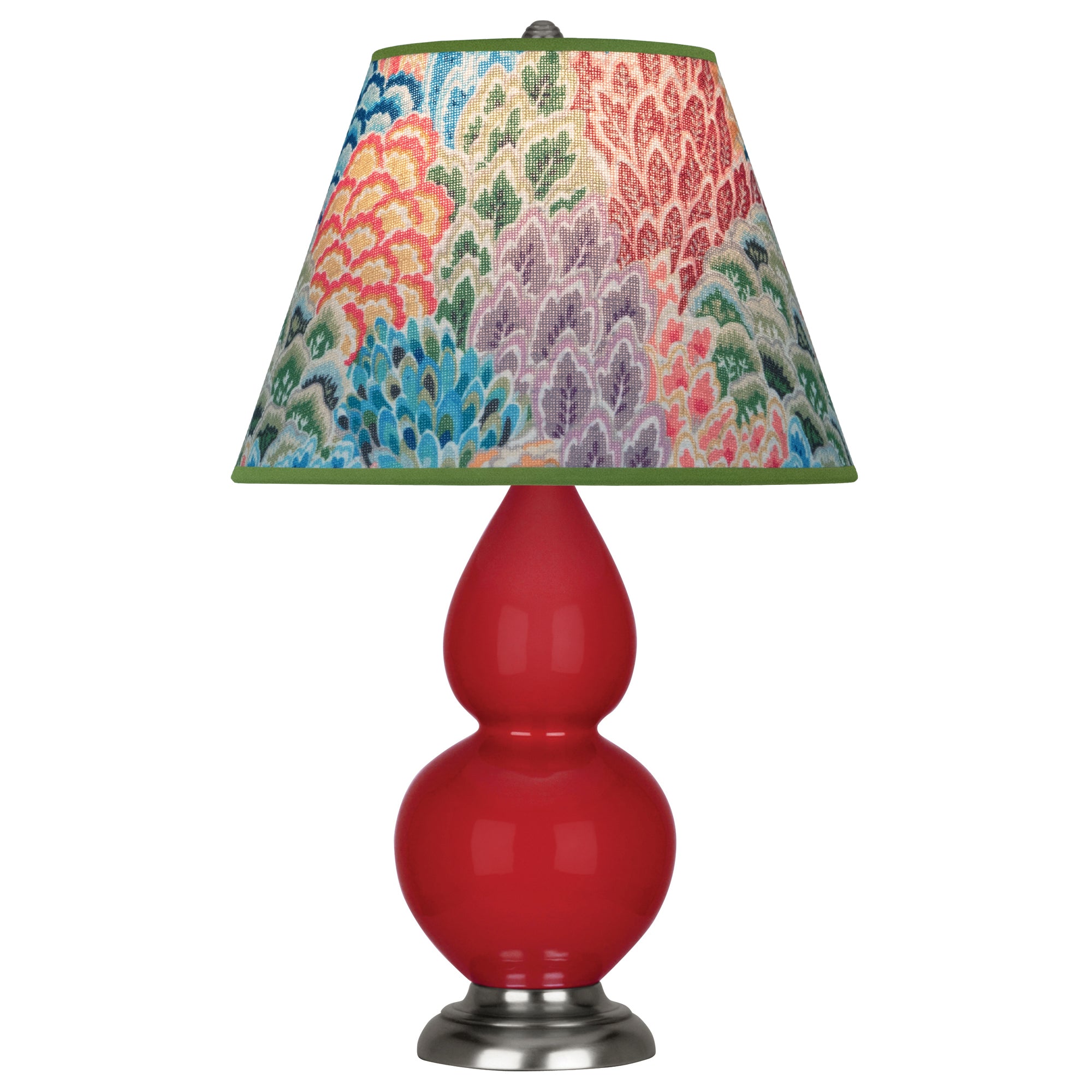 RR12S | Ruby Red Small Double Gourd Accent Lamp