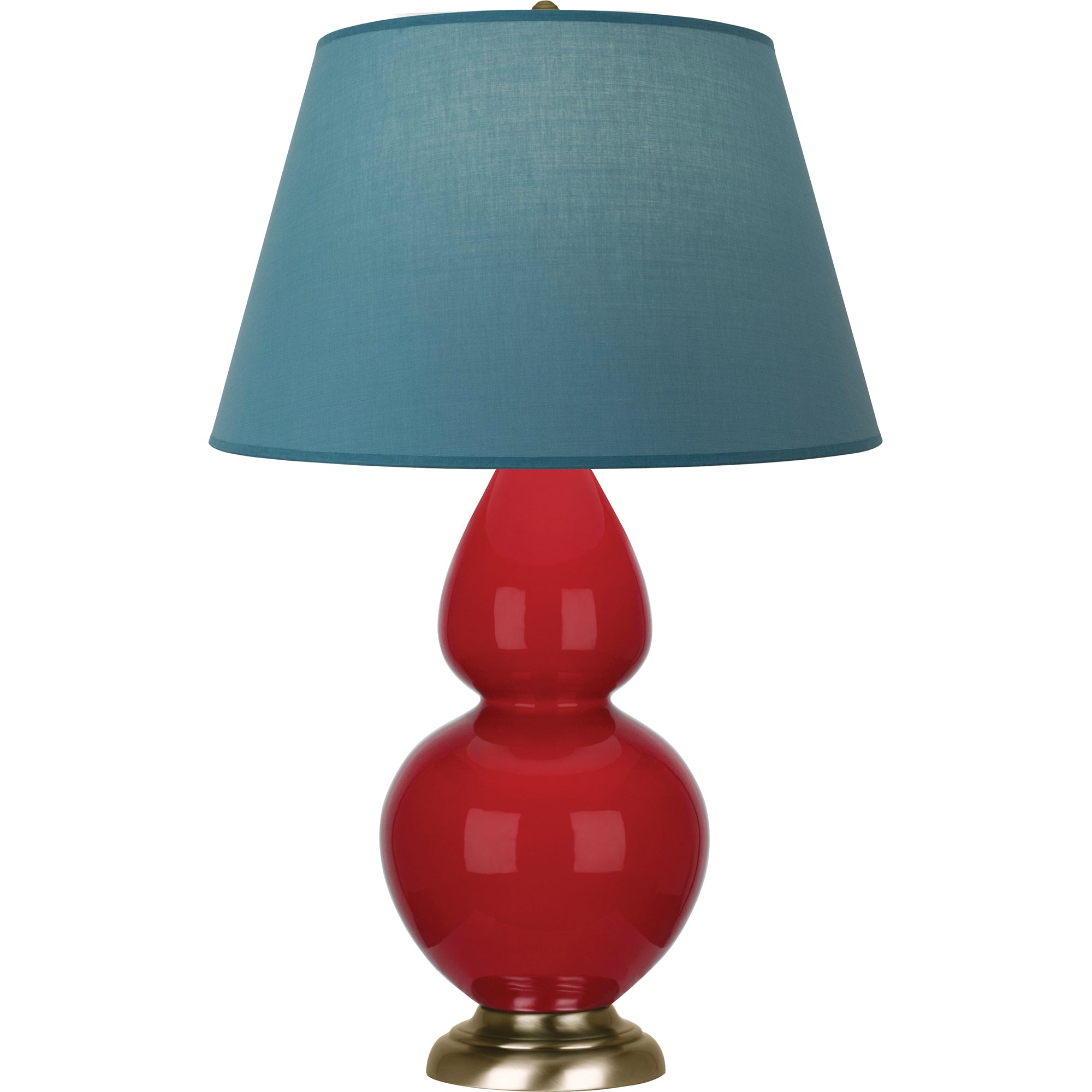 RR20B | Ruby Red Double Gourd Table Lamp