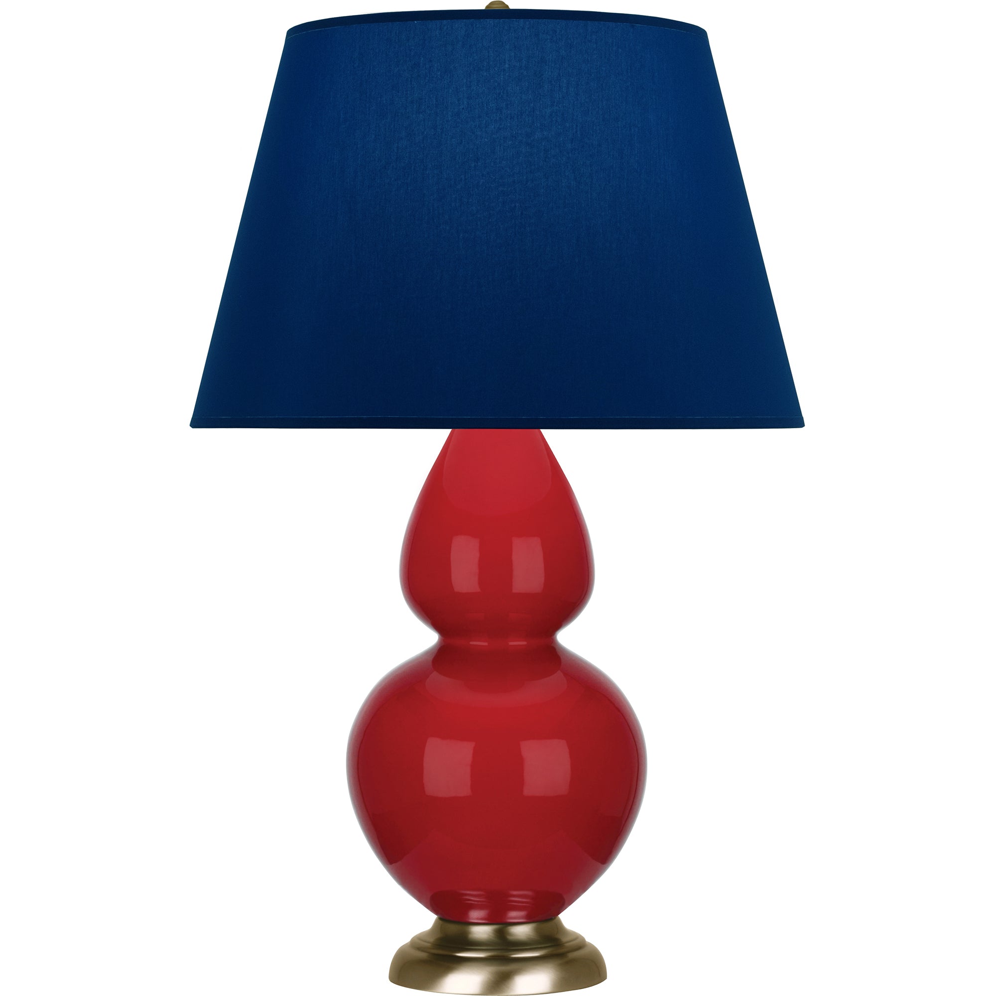 RR20N | Ruby Red Double Gourd Table Lamp