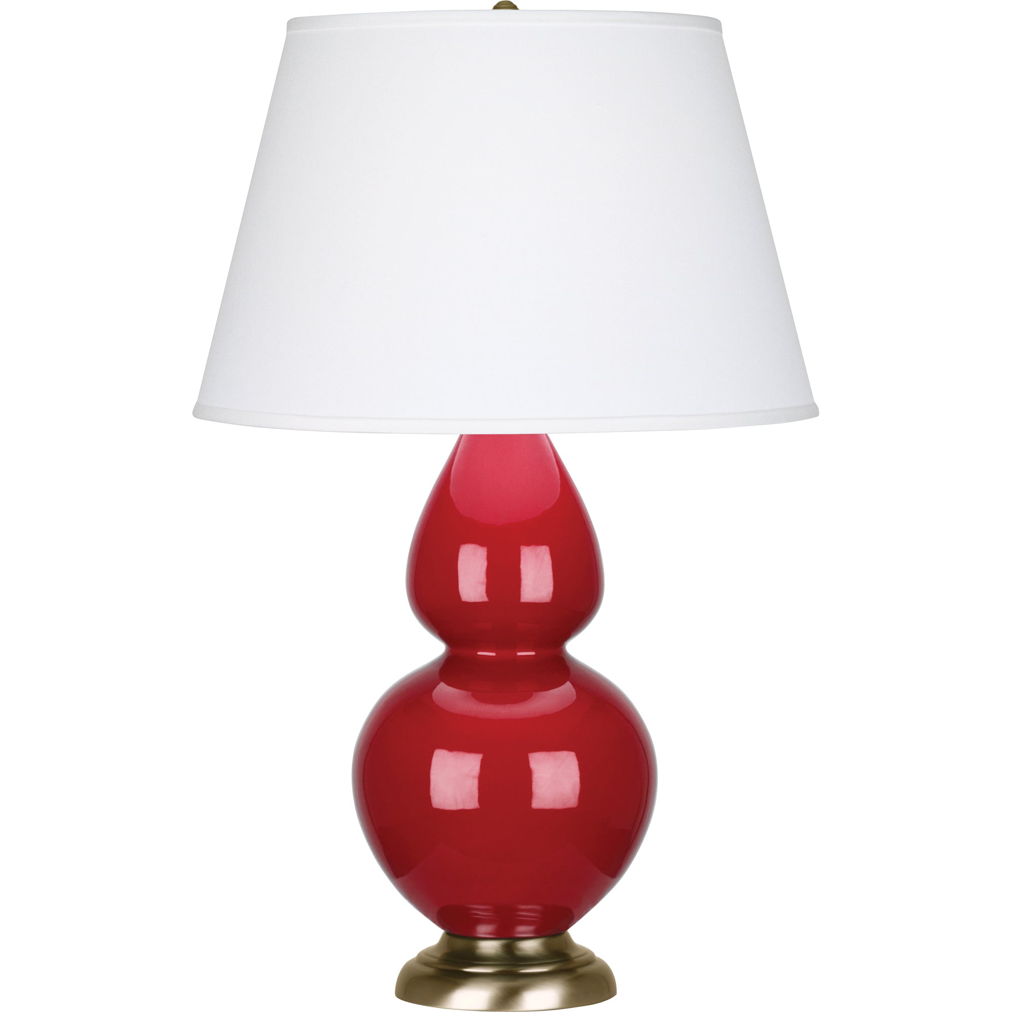 RR20X | Ruby Red Double Gourd Table Lamp