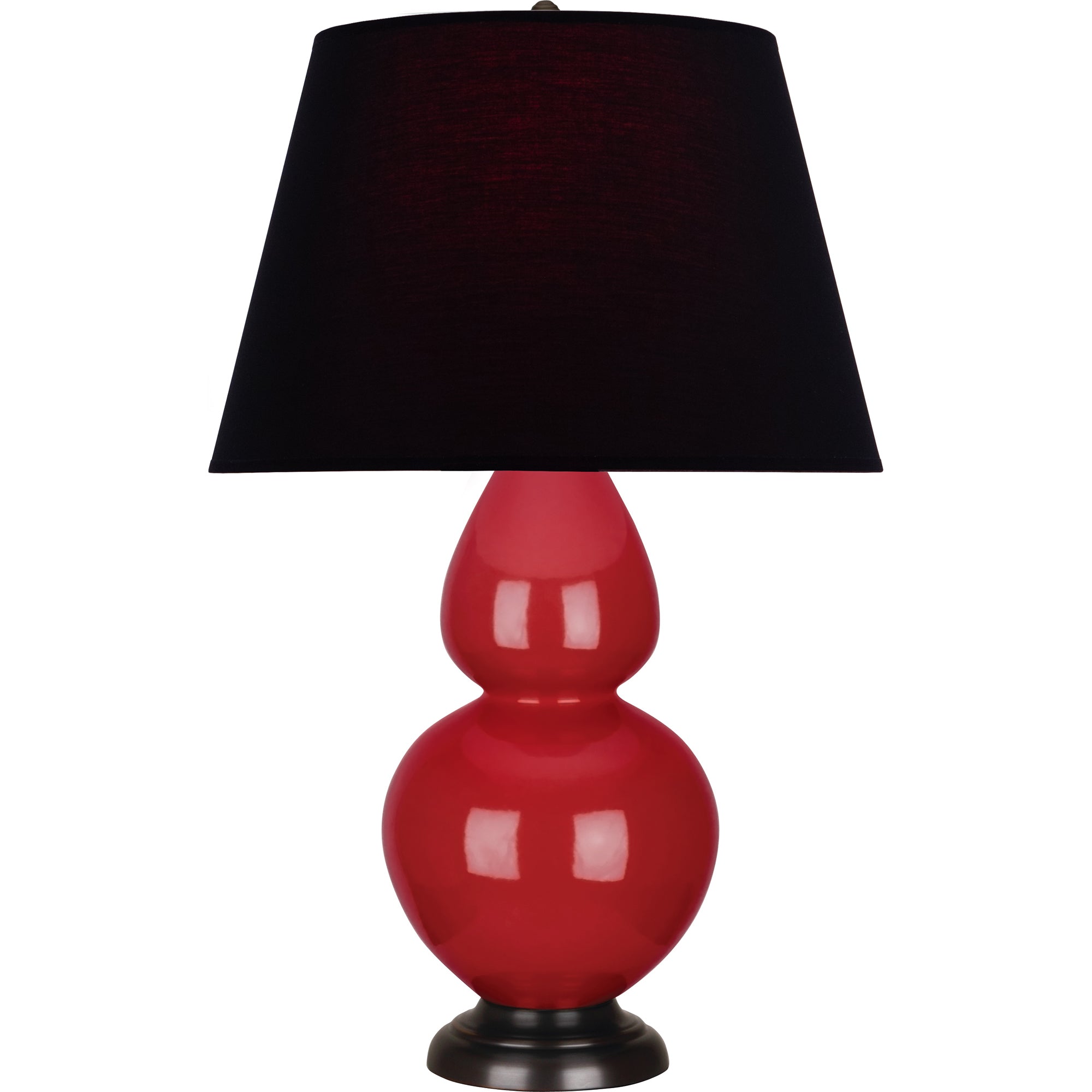 RR21K | Ruby Red Double Gourd Table Lamp