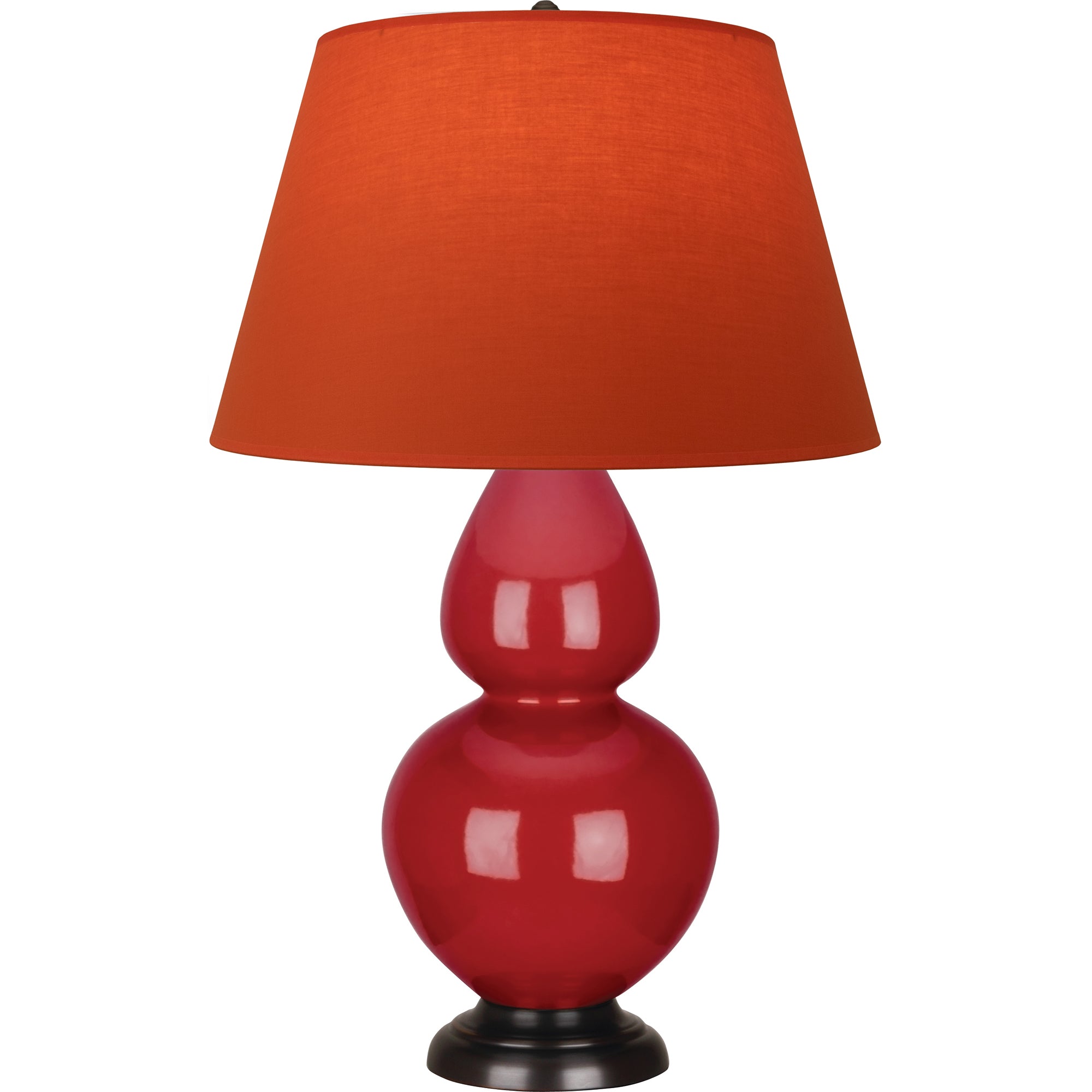 RR21T | Ruby Red Double Gourd Table Lamp