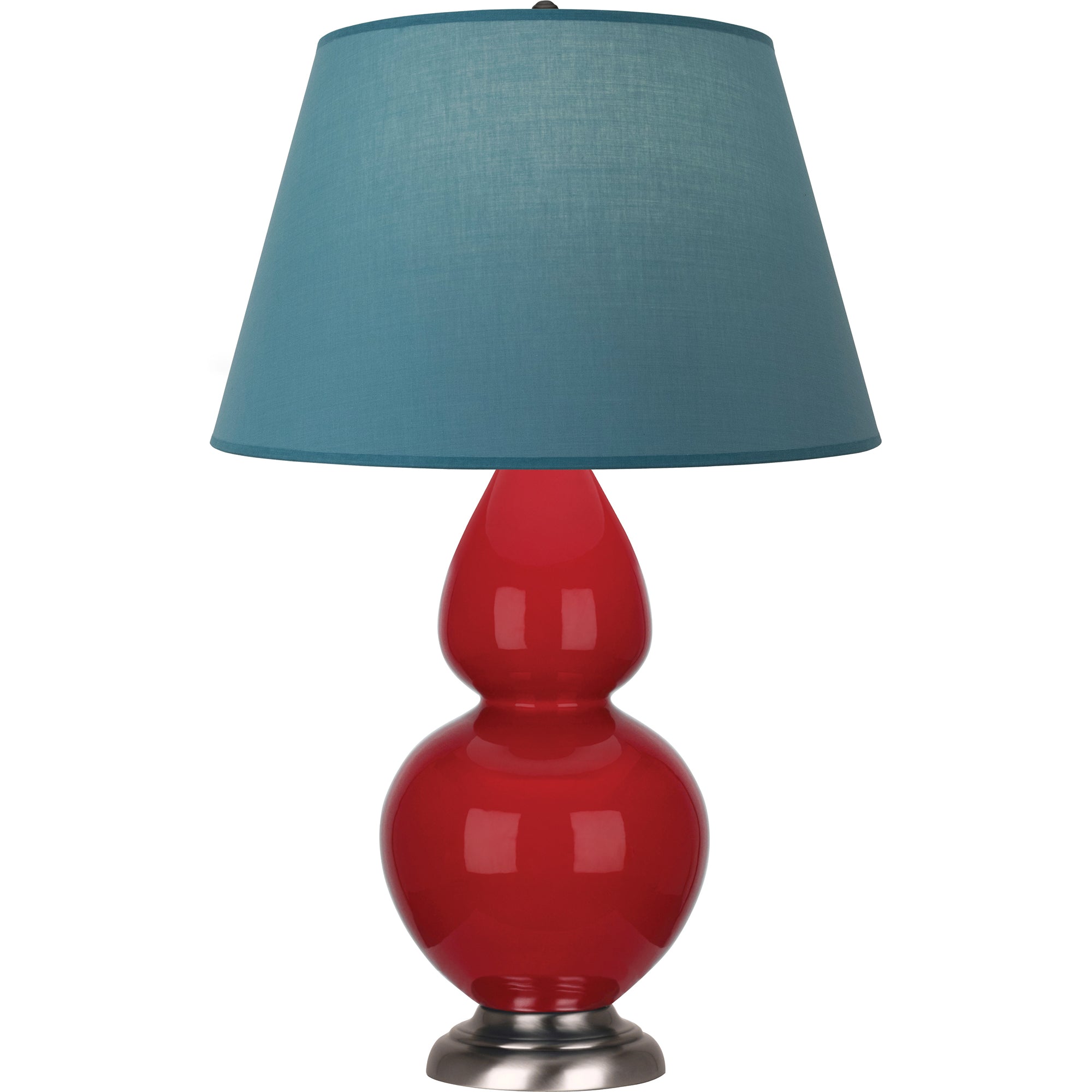 RR22B | Ruby Red Double Gourd Table Lamp