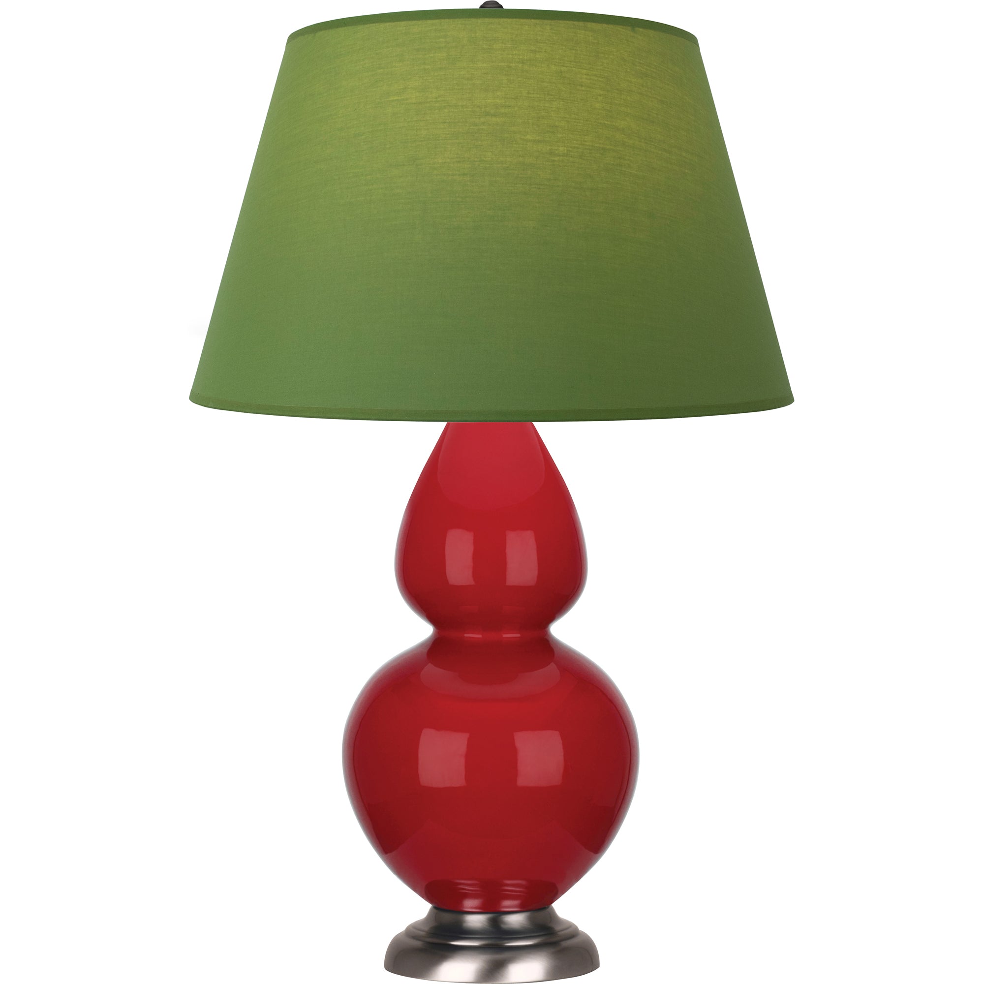 RR22G | Ruby Red Double Gourd Table Lamp