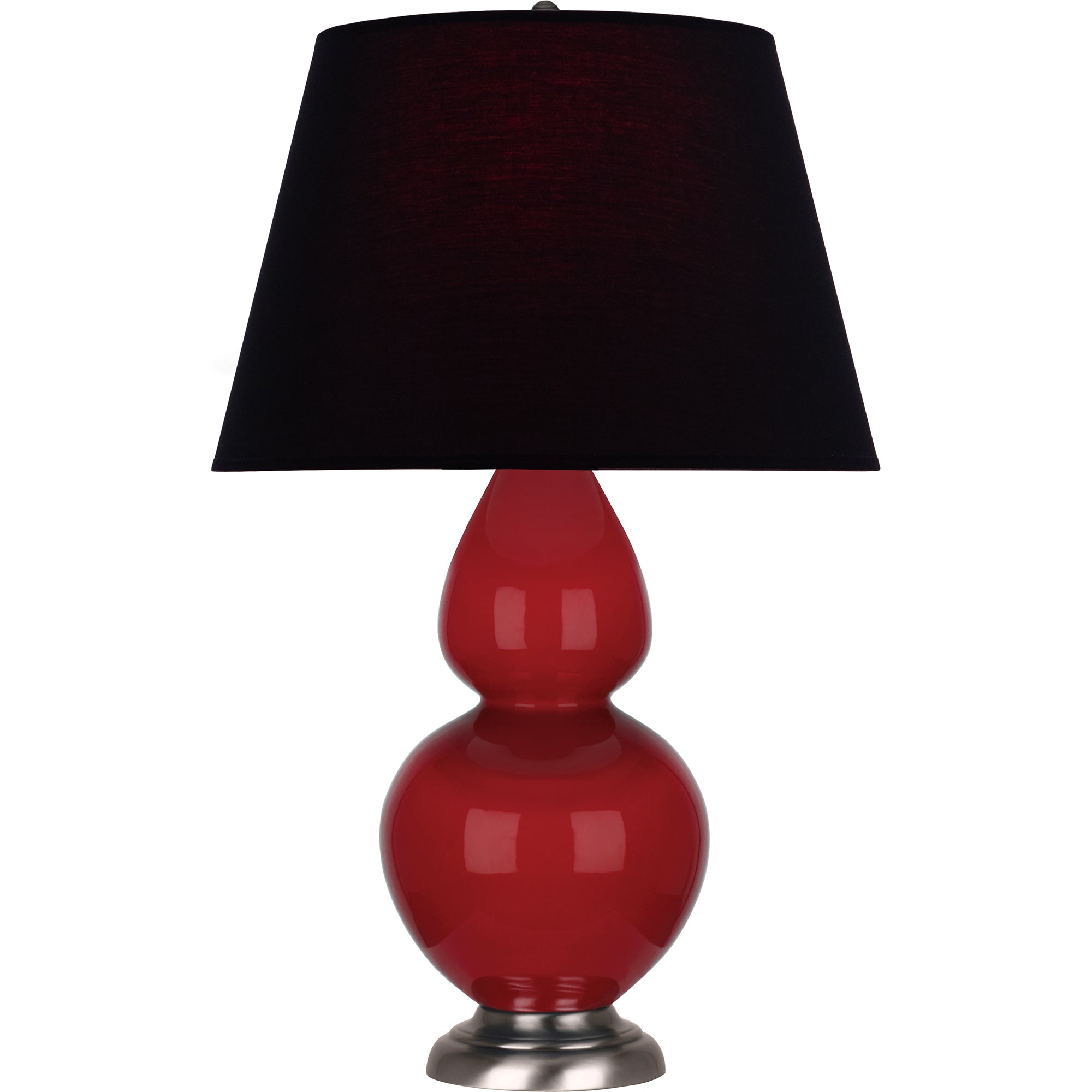 RR22K | Ruby Red Double Gourd Table Lamp