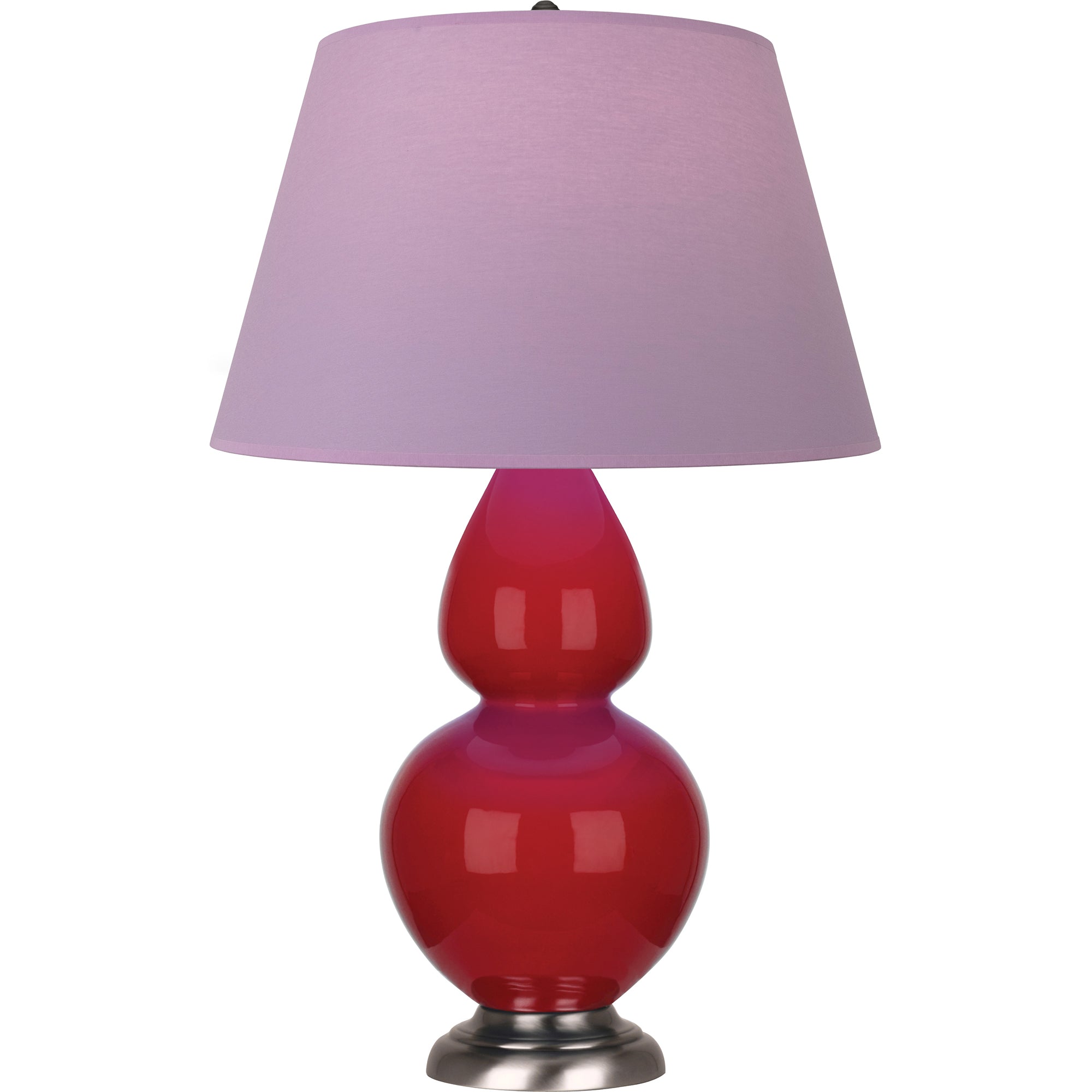 RR22L | Ruby Red Double Gourd Table Lamp