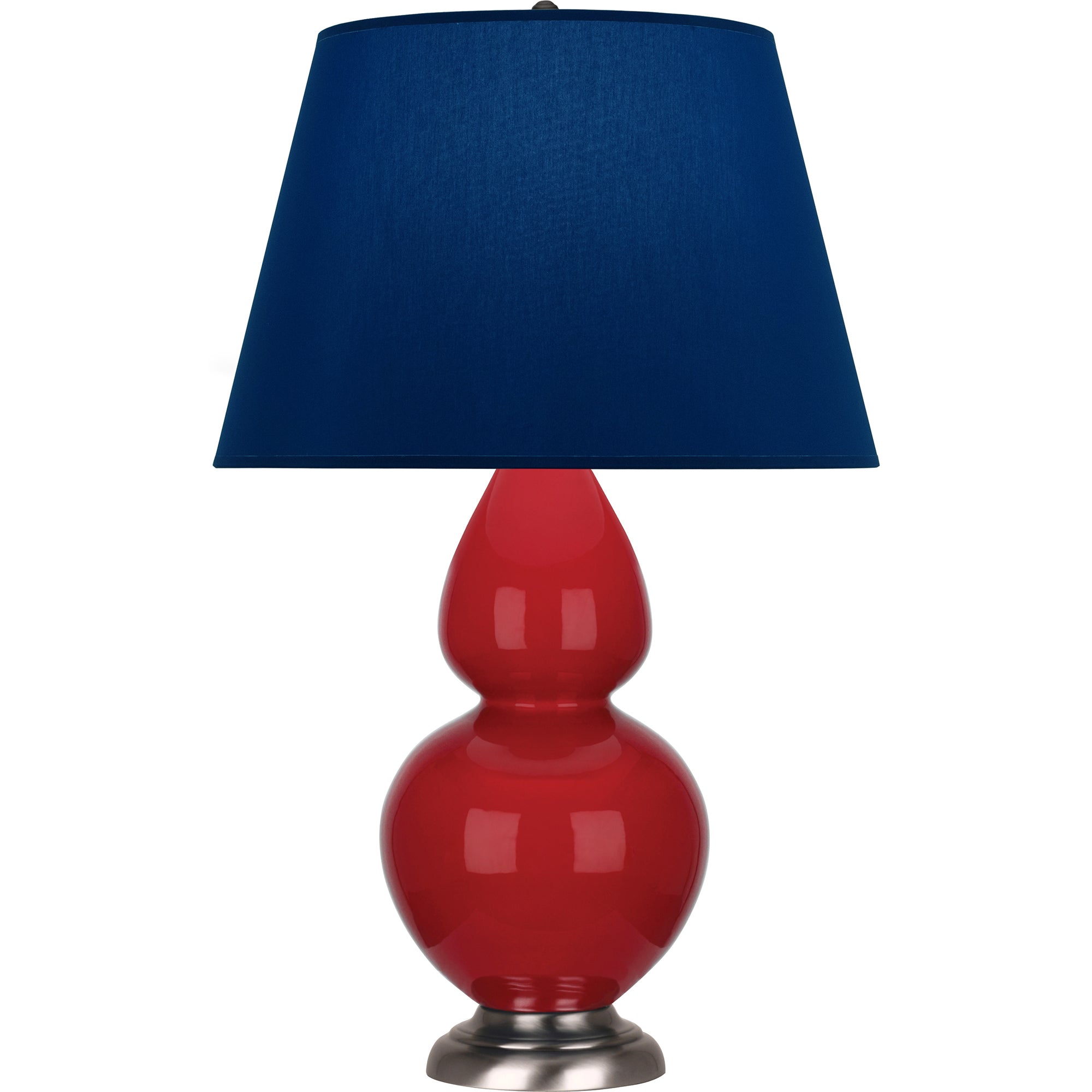 RR22N | Ruby Red Double Gourd Table Lamp