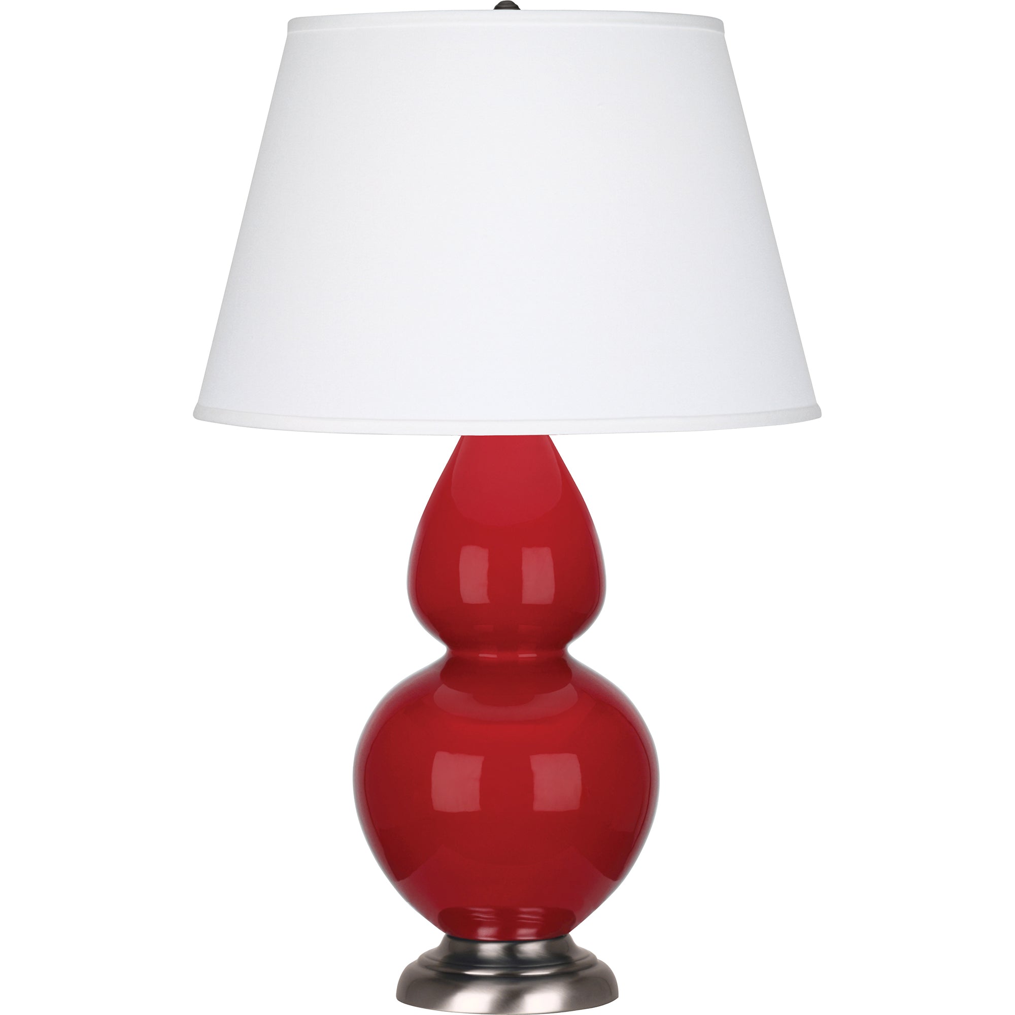 RR22X | Ruby Red Double Gourd Table Lamp