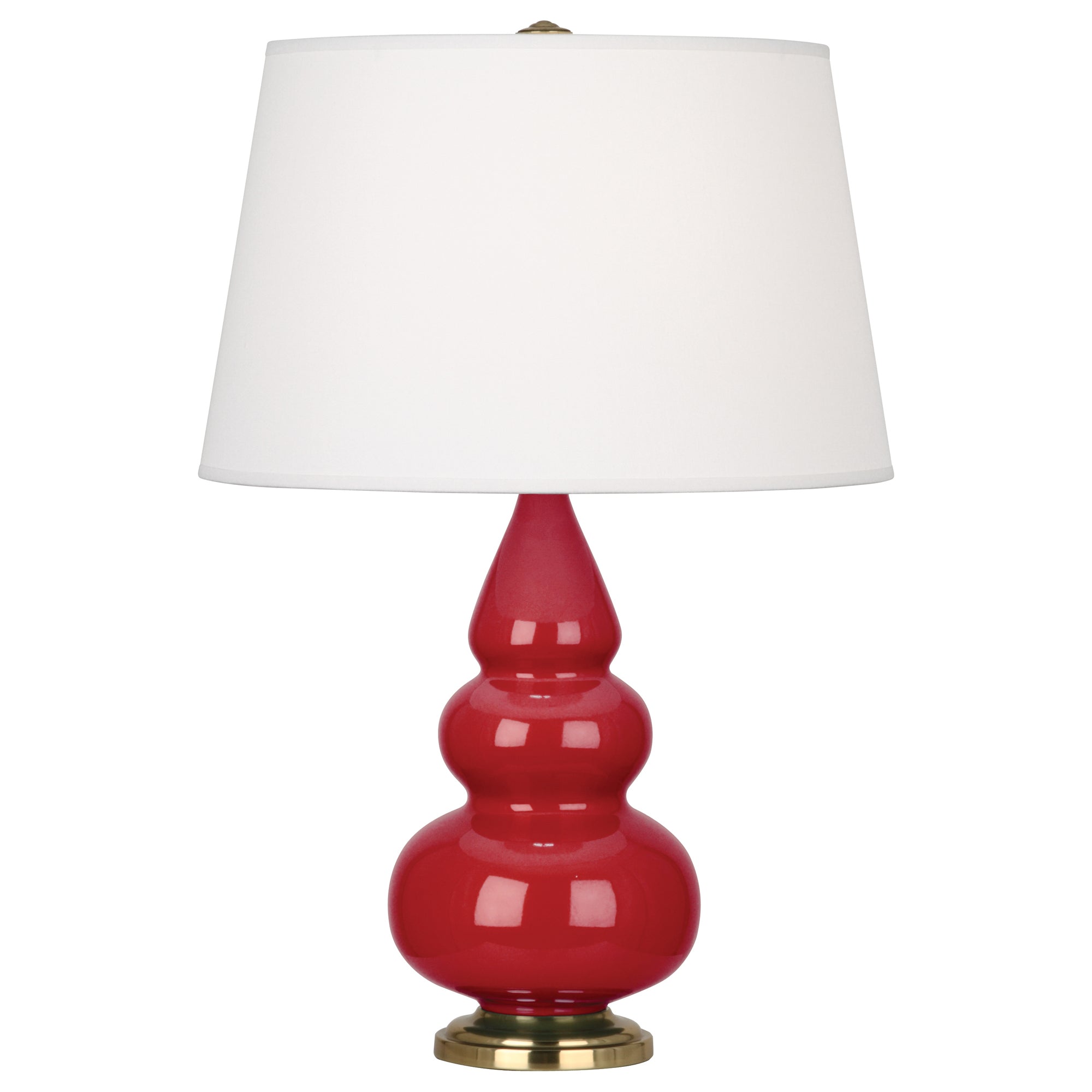 RR30X | Ruby Red Small Triple Gourd Accent Lamp