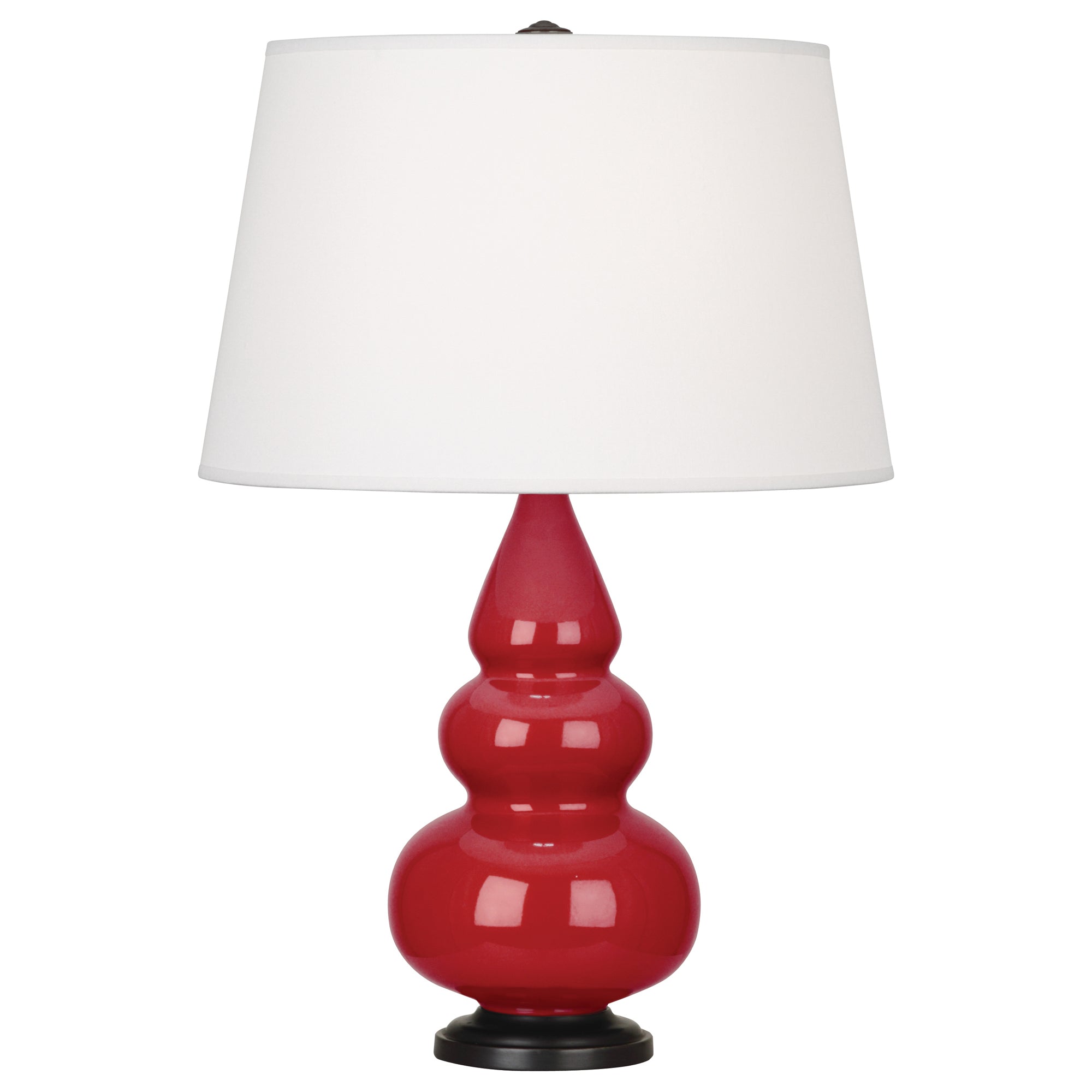 RR31X | Ruby Red Small Triple Gourd Accent Lamp