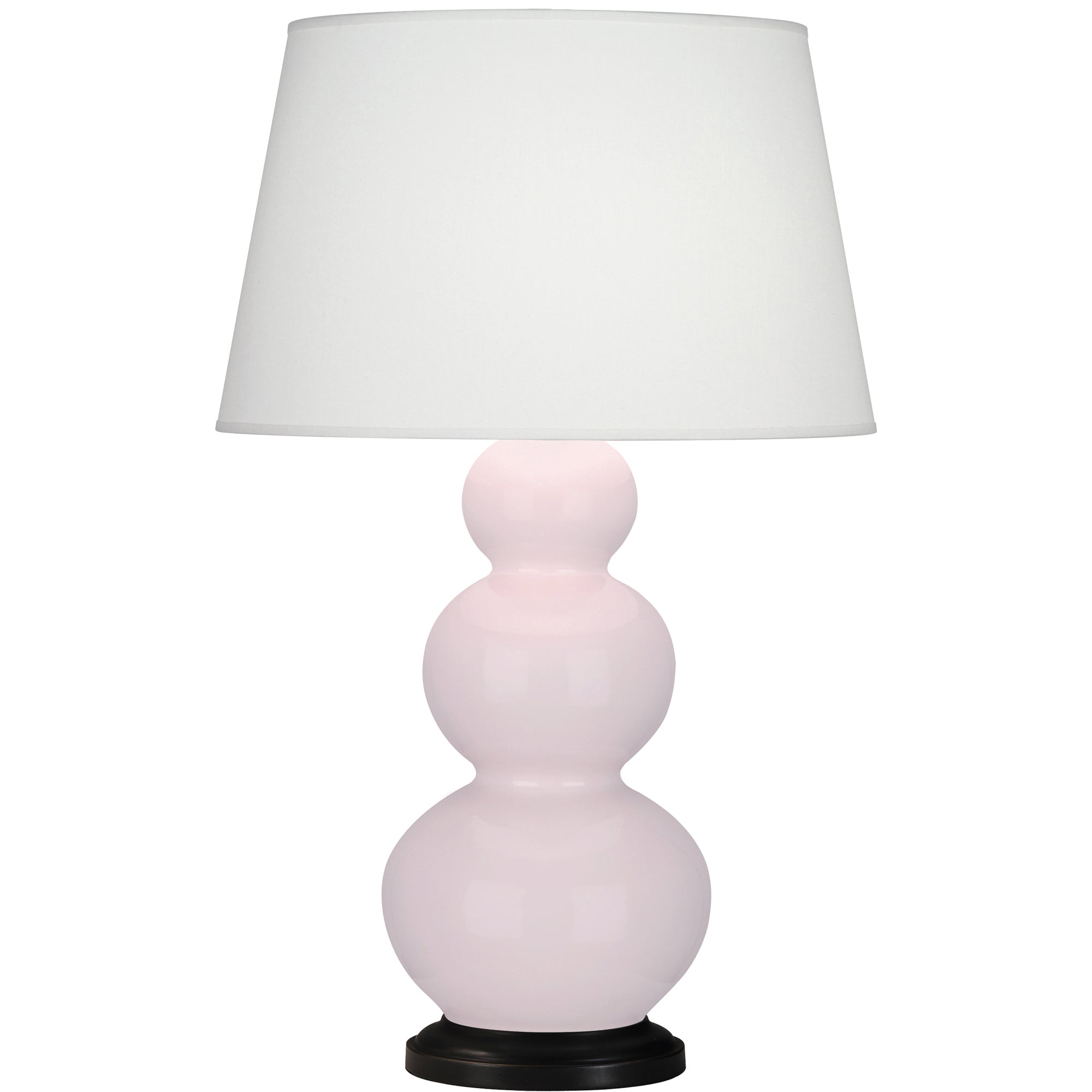 RW41X | Rose Water Triple Gourd Table Lamp