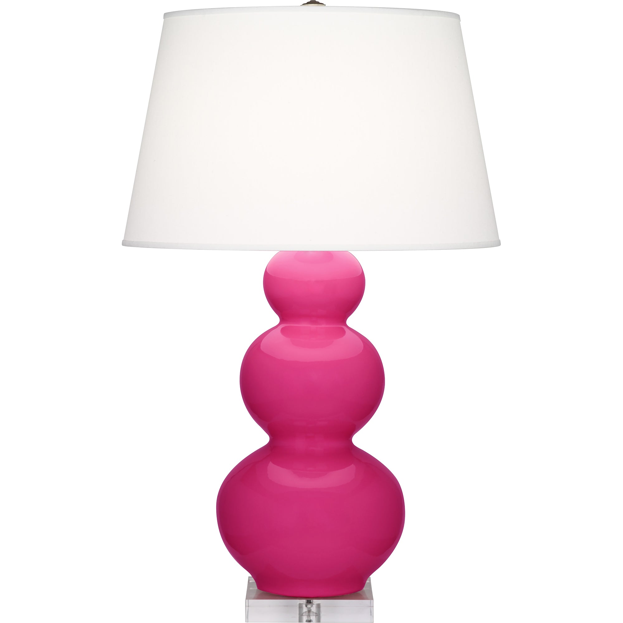 RZ43X | Razzle Rose Triple Gourd Table Lamp