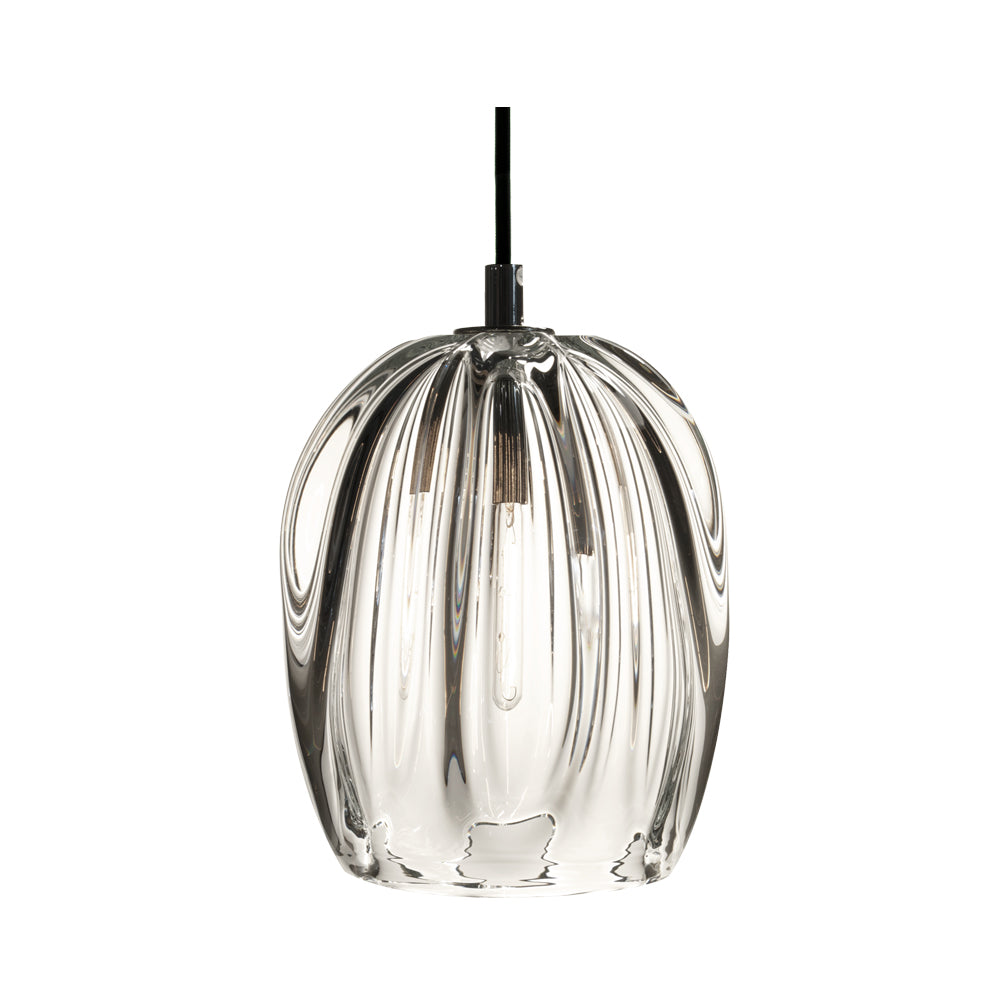 Barnacle Pendant Large Barrel Clear