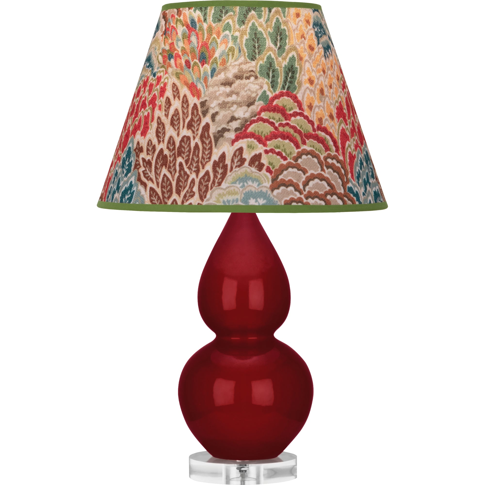 SA13F | Sangria Small Double Gourd Accent Lamp