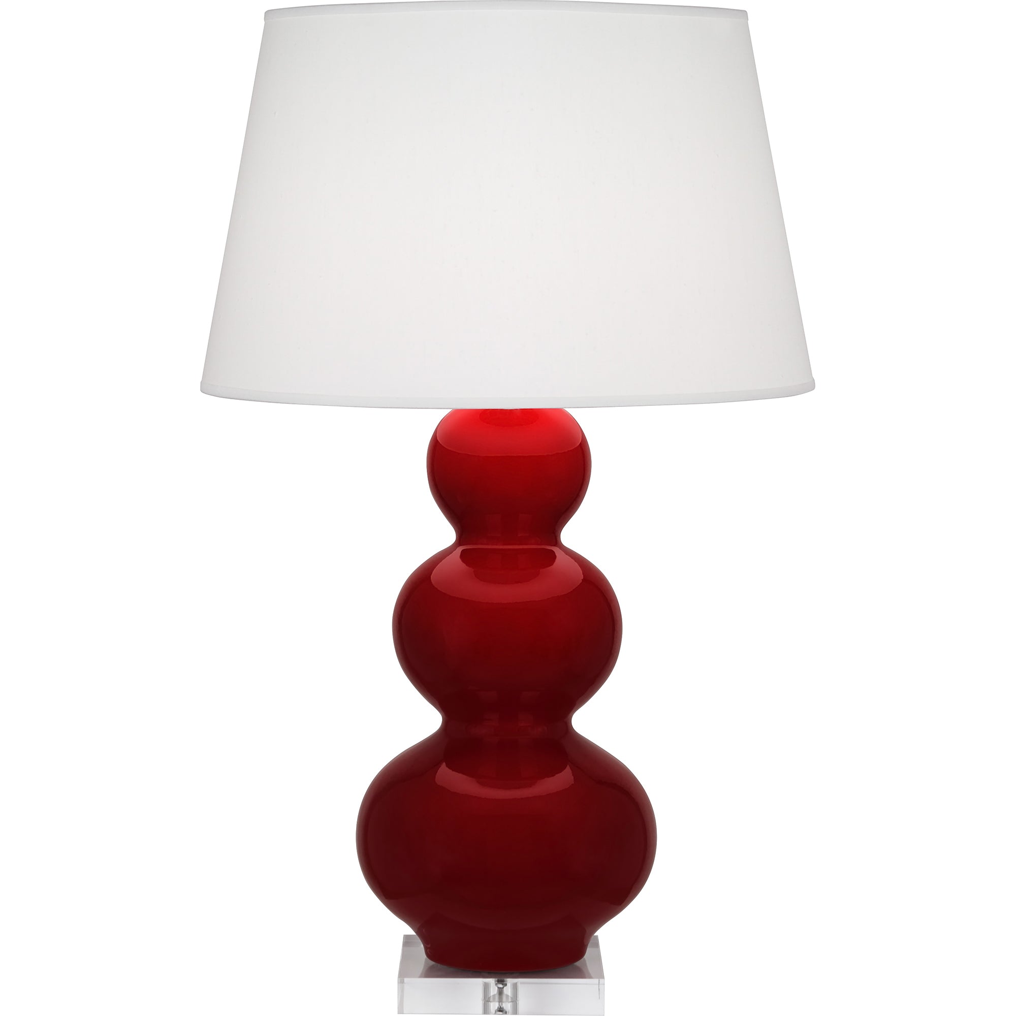 SA43X | Sangria Triple Gourd Table Lamp