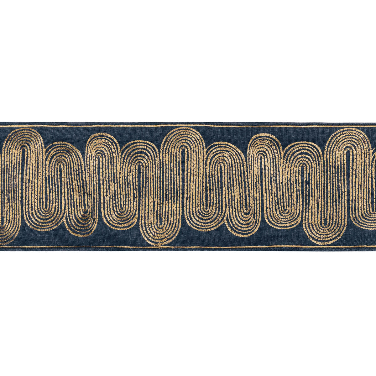 Ischia Tape-Gold/Navy