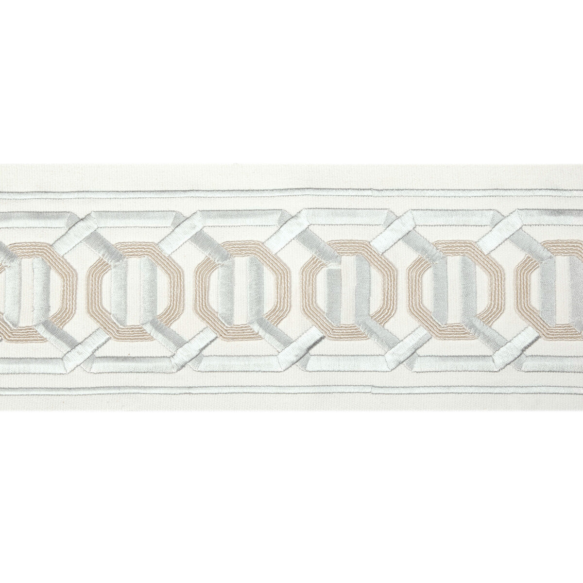 Octagon Wide Tape-Silver