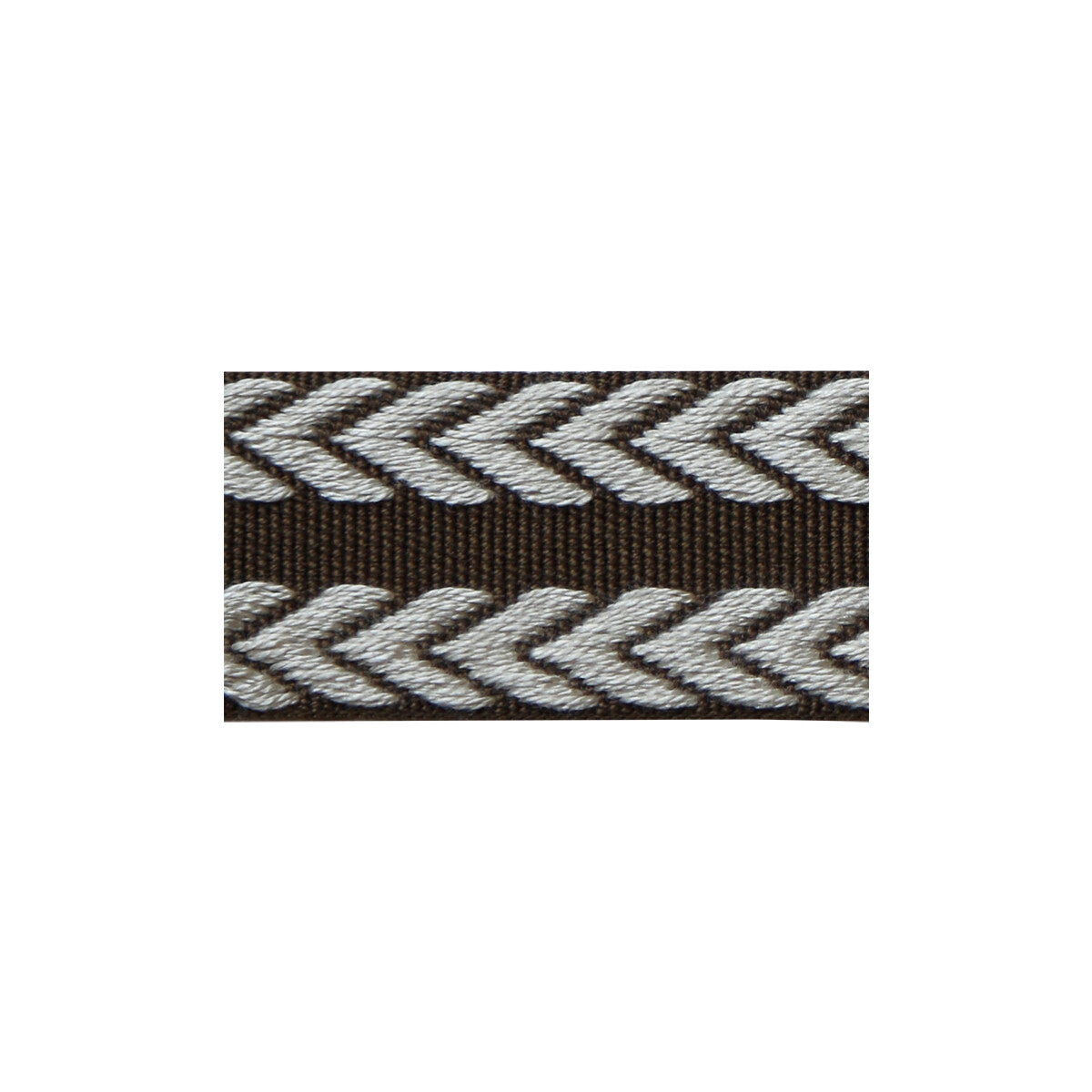Chevron Braid-Brown &amp; Flax