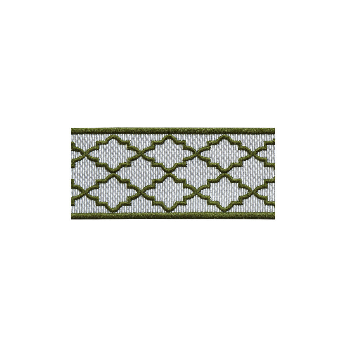 Moroccan Emb Border-Green