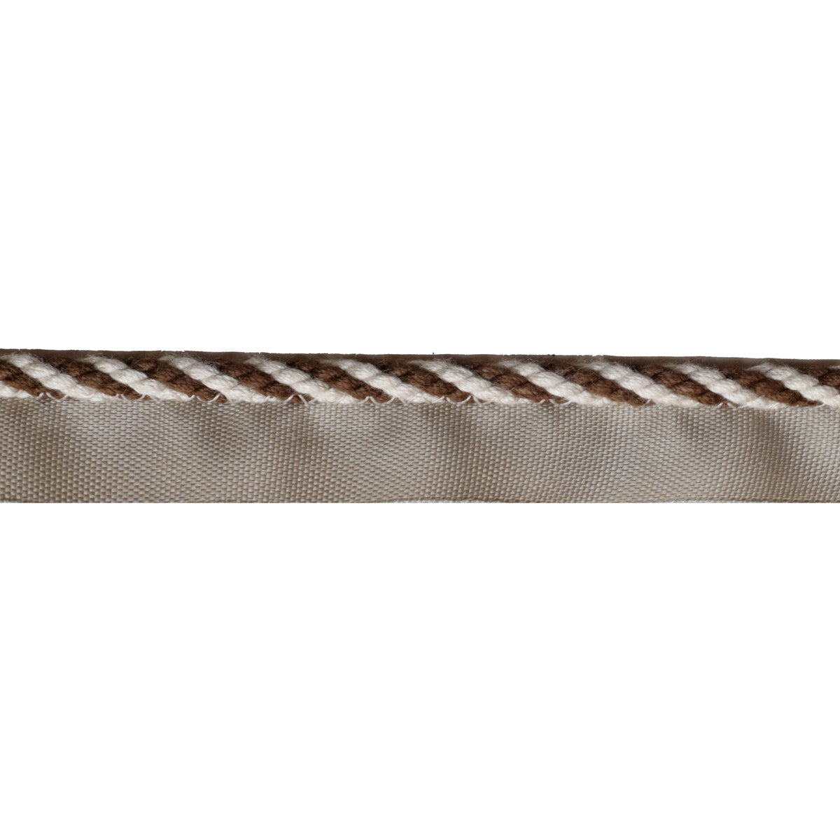 Strpd Cable Cord-Flax &amp; Bronze