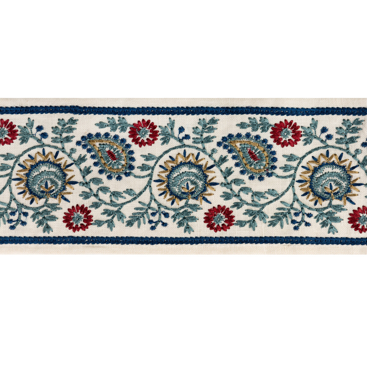 Bremhill Emb Tape-Navy