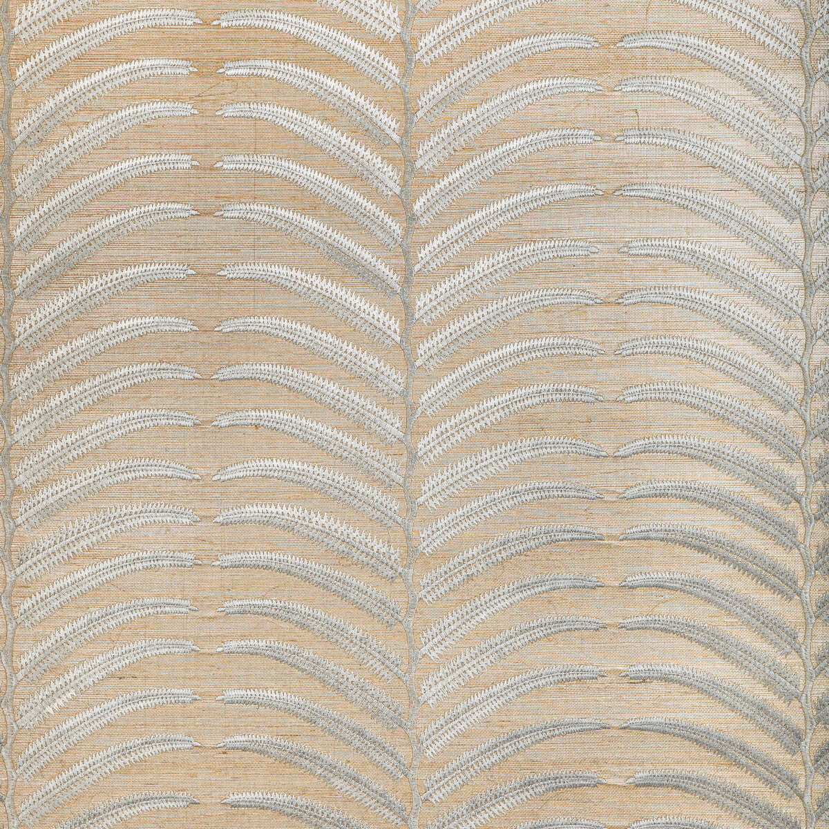 Plantae Emb Sisal-Grey
